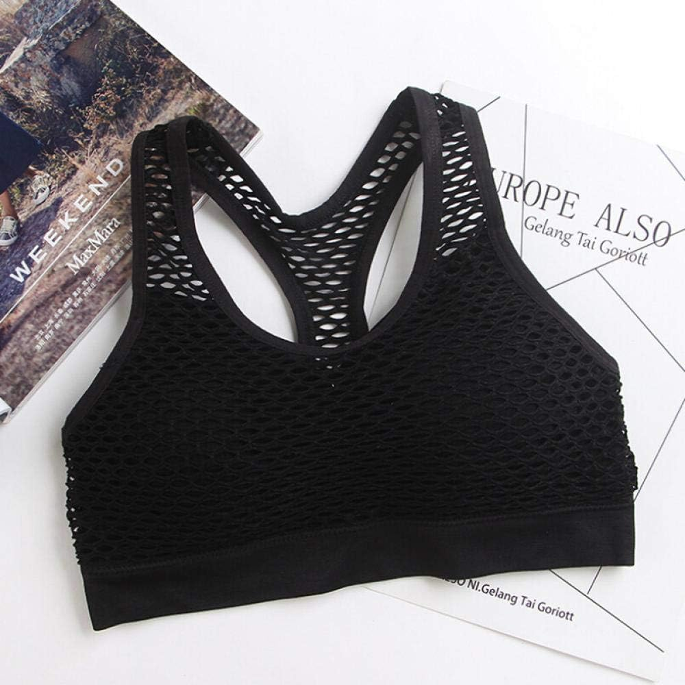 Mesh Sports Bra Sky Sky Top Top Top Fitness Yoga'S Gym Top Top plus plus Live Vest Anti-Seismic Push Push Top Top Top Top Top Top Freesize White image number 5