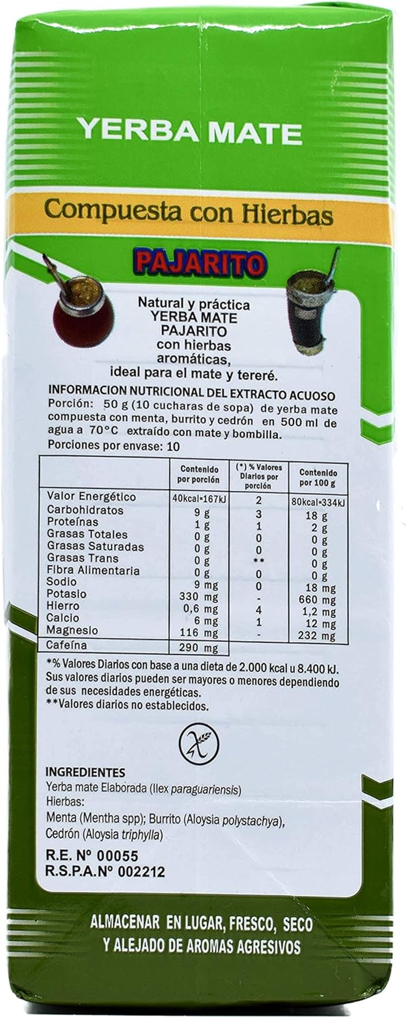 Pajarito Yerba Mate with Herbs Tea, 500 G - 500 G (Pack Of 1) image number 4