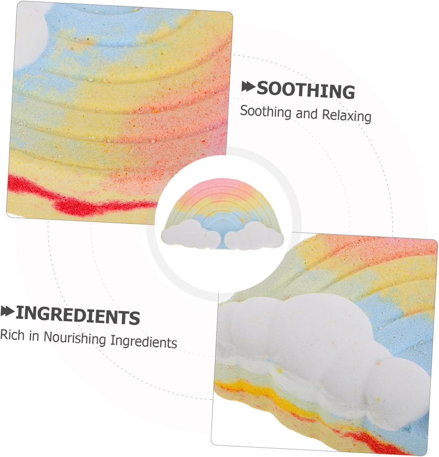 ADOCARN Organic Cloud Bath Salts Handmade Bubble Aromatherapy Moisturizing Relaxing Bath Toy for Women image number 2