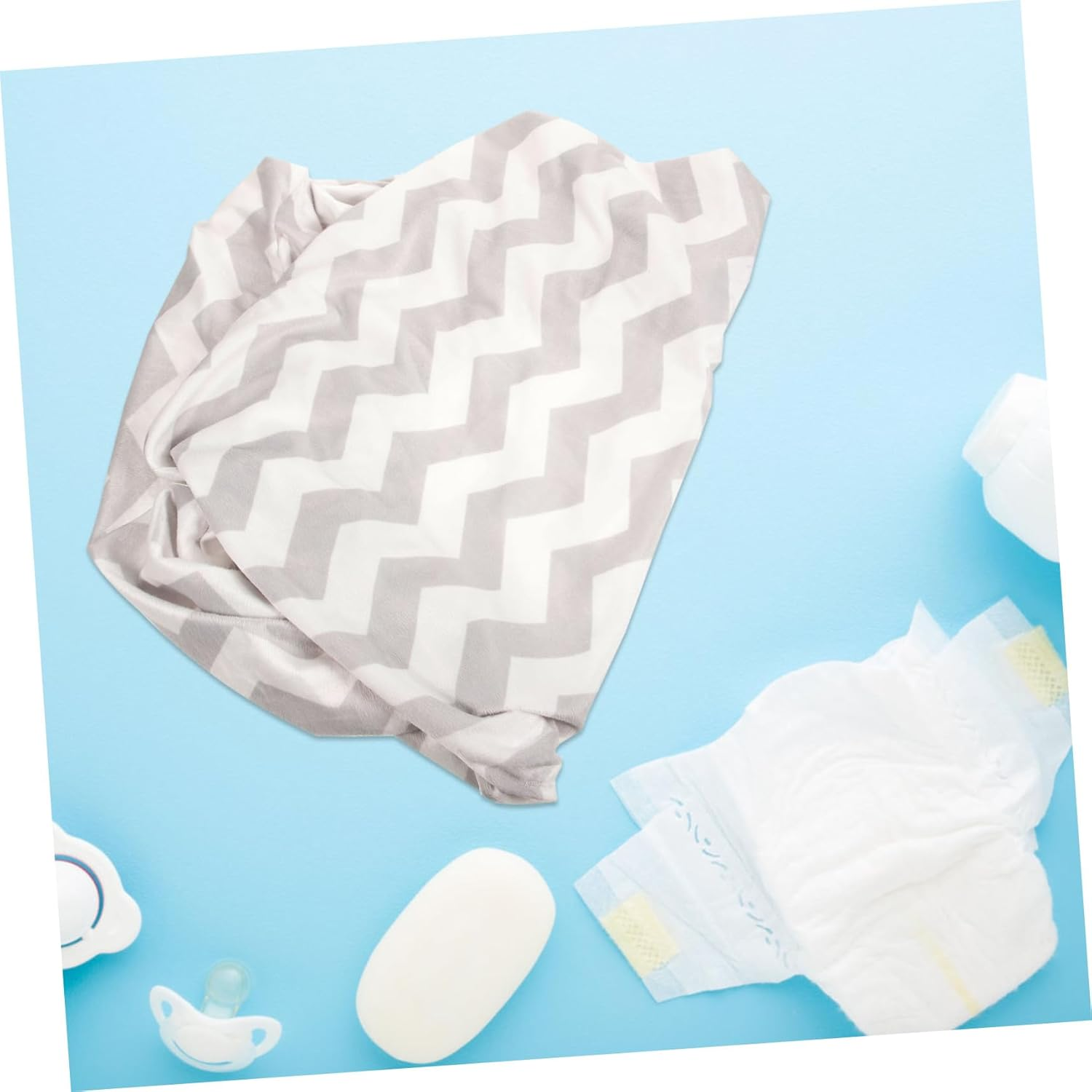 Changing Pads Cover Diaper Changing Mat Washable Sleeve Soft and Comfortable image number 3