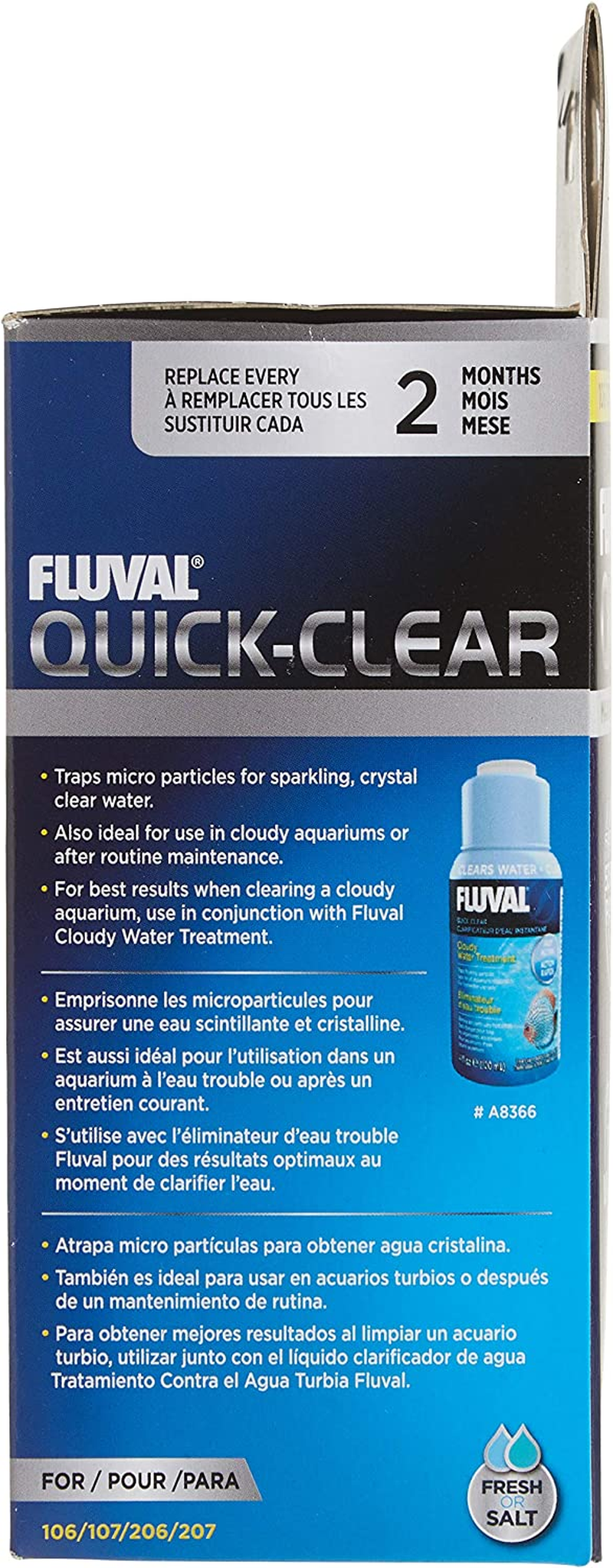 Fluval Quick-Clear Water Polishing Pads, Mechanical Filter Media for Aquariums, 3-Pack, A242 image number 1
