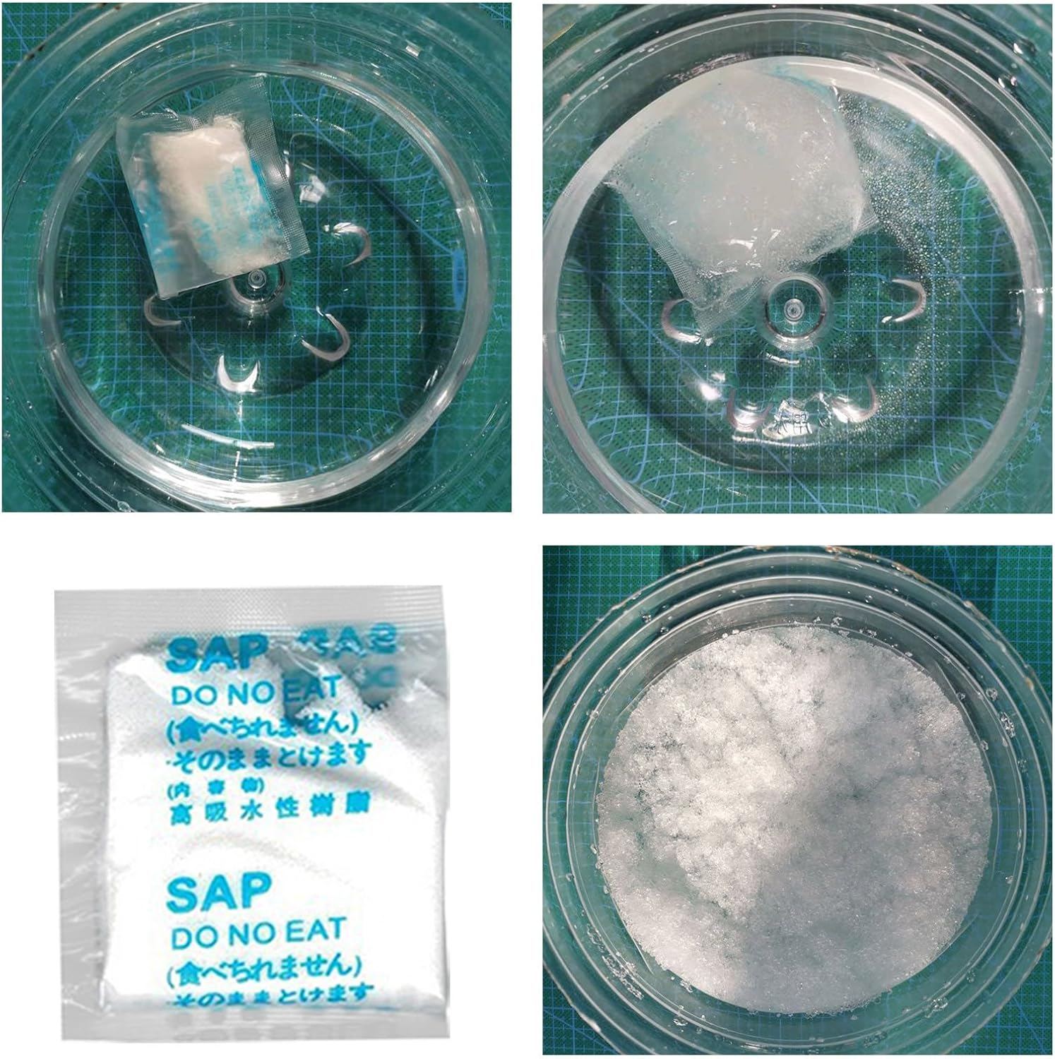 50PCS Poos Gel Powder for Portable Toilet, Poos Gel for Camping Toilet, Portable Camping Potty Gels Chemi-Cal Bags, Deodorizing Treatments for Outdoor Hiking Emergencies image number 3