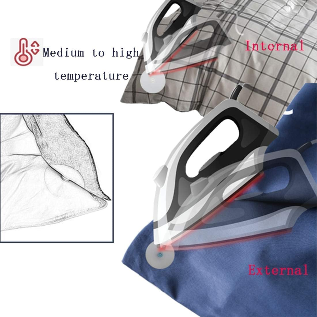 ZUJIACUN 8 Pairs of Duvet Cover Claps Metal Claps Angled to Prevent the Duvet from Moving and Facilitate the Installation of Comforters and Duvets of Various Thicknesses image number 3