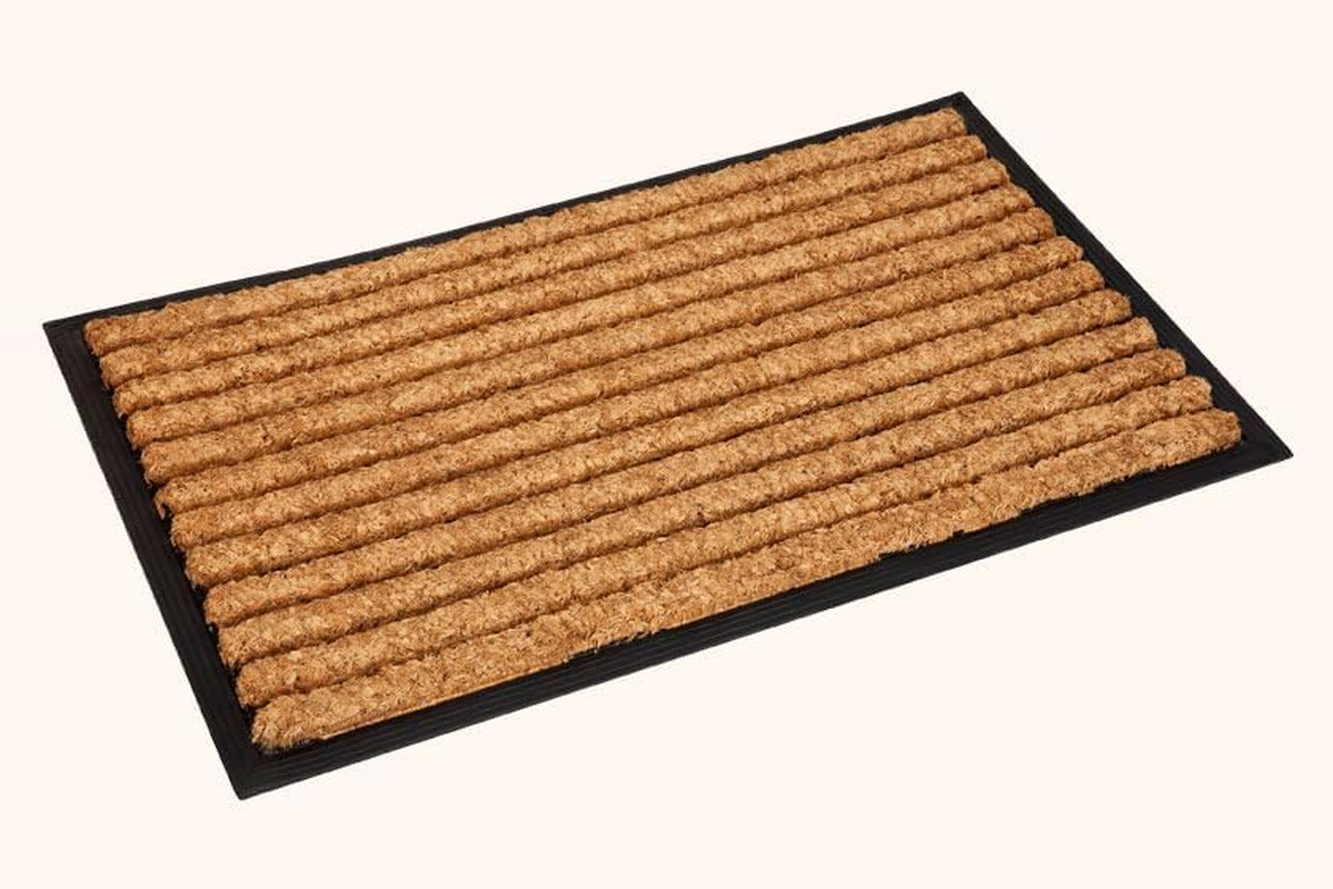 Rubber Bordered Coir Doormat Stripes | Welcome Mat | Entry Mat | (60 Cm X 90 Cm) image number 6