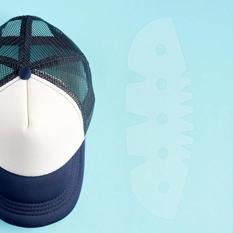 SAHENITEANA 30Pcs Baseball Crown Inserts,White Baseball Caps Inserts,Baseball Hat Crown Inserts Hat Shaper Hat Shaper for Adult Baseball Hats for Women Men Ball Sports Caps