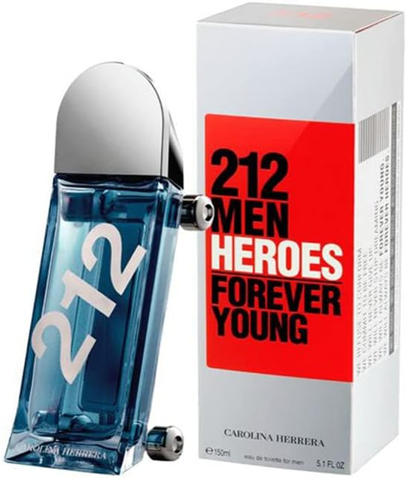 Carolina Herrera 212 Men Heroes Forever Young for Men 5.1 Oz EDT Spray