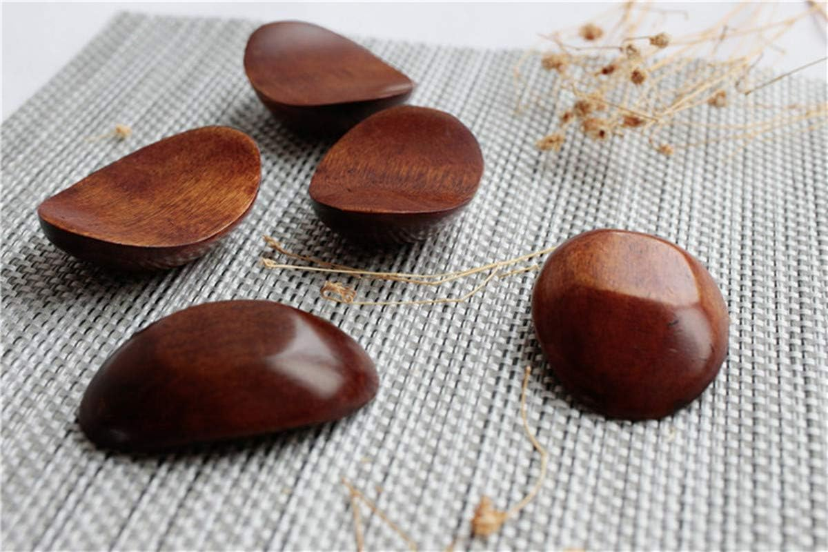 Chopstick Rest Tingrua 5 PCS Wood Chopsticks Holder Dinner Server Spoon Fork Knife Stand Holder image number 3