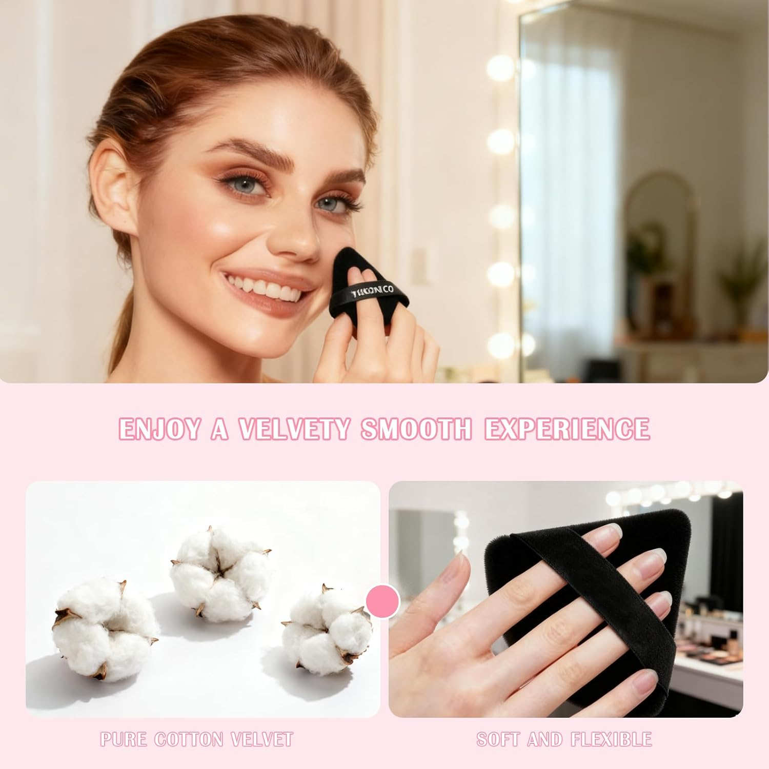 9-Piece Makeup Tool Set &ndash; Foundation Brush, Concealer Brush, and Beauty Blender for All-In-One Full-Face Base Makeup. image number 6