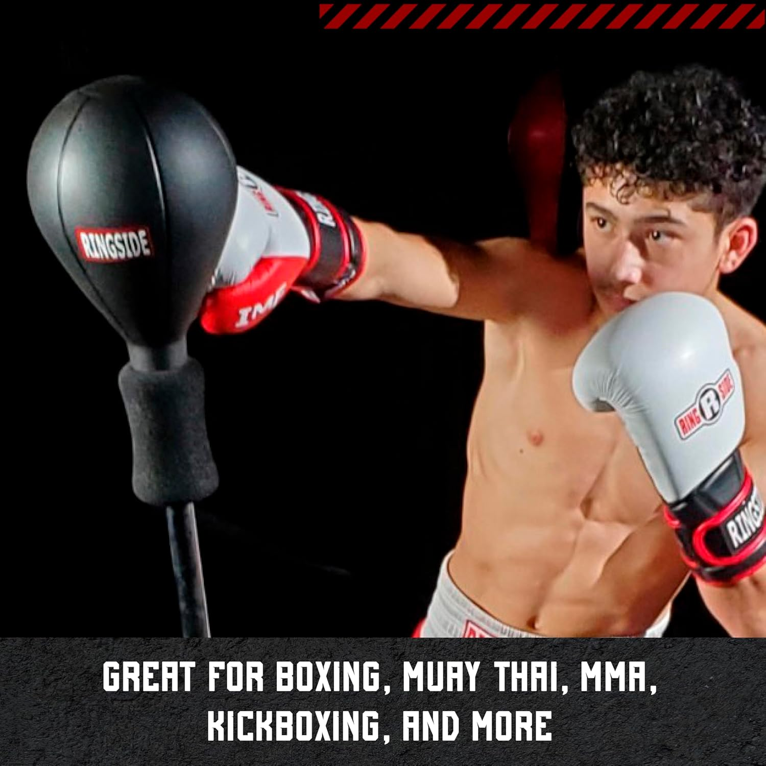 Ringside Cobra Reflex Boxing Punching Bag (New Version), Black image number 2