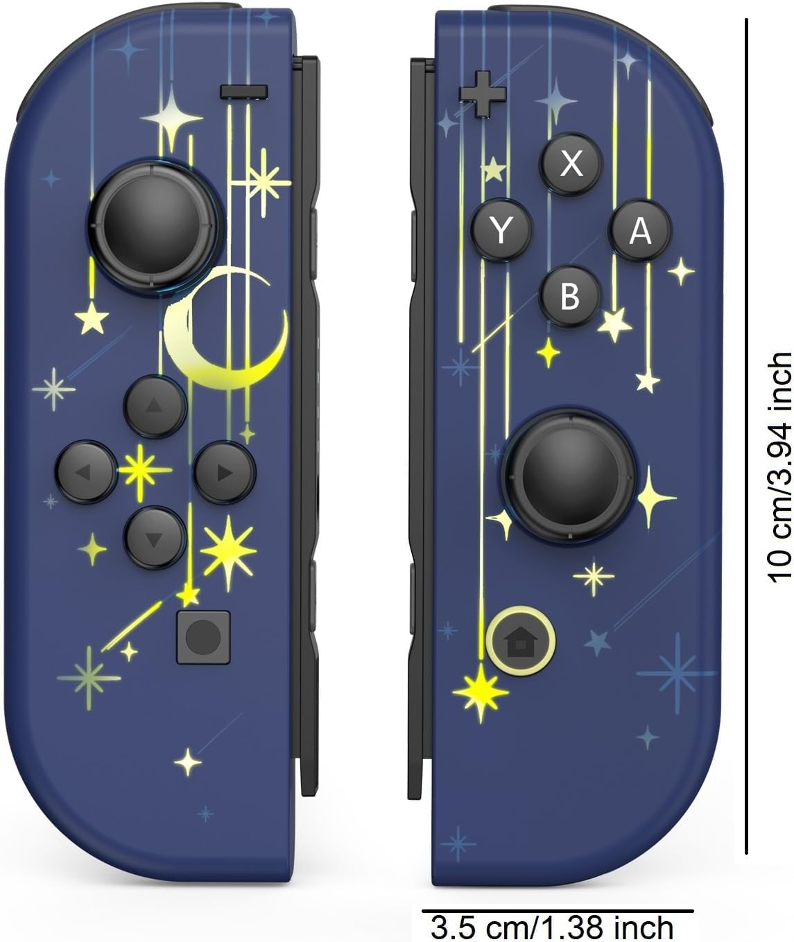 Lungdongquest Wireless Controller Compatible with Switch Oled/Lite, Joypad Replacement for NS Console, Switch Controller with 7 Colors RGB Light Effect