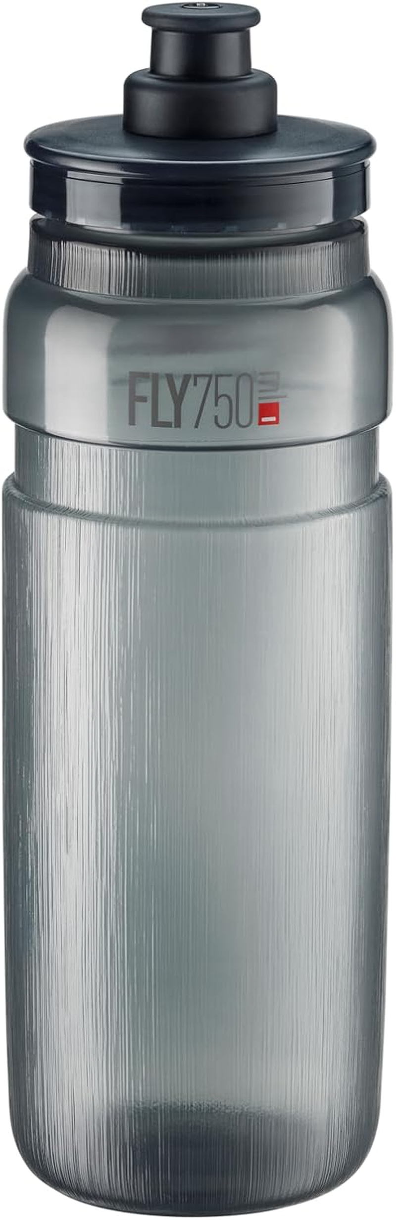 Elite Fly Tex Cycling Water Bottle 750Ml &ndash; Grey &ndash; Ultra-Lightweight, Bpa-Free, Easy-Squeeze Sports Bottle for Road, MTB & Gravel