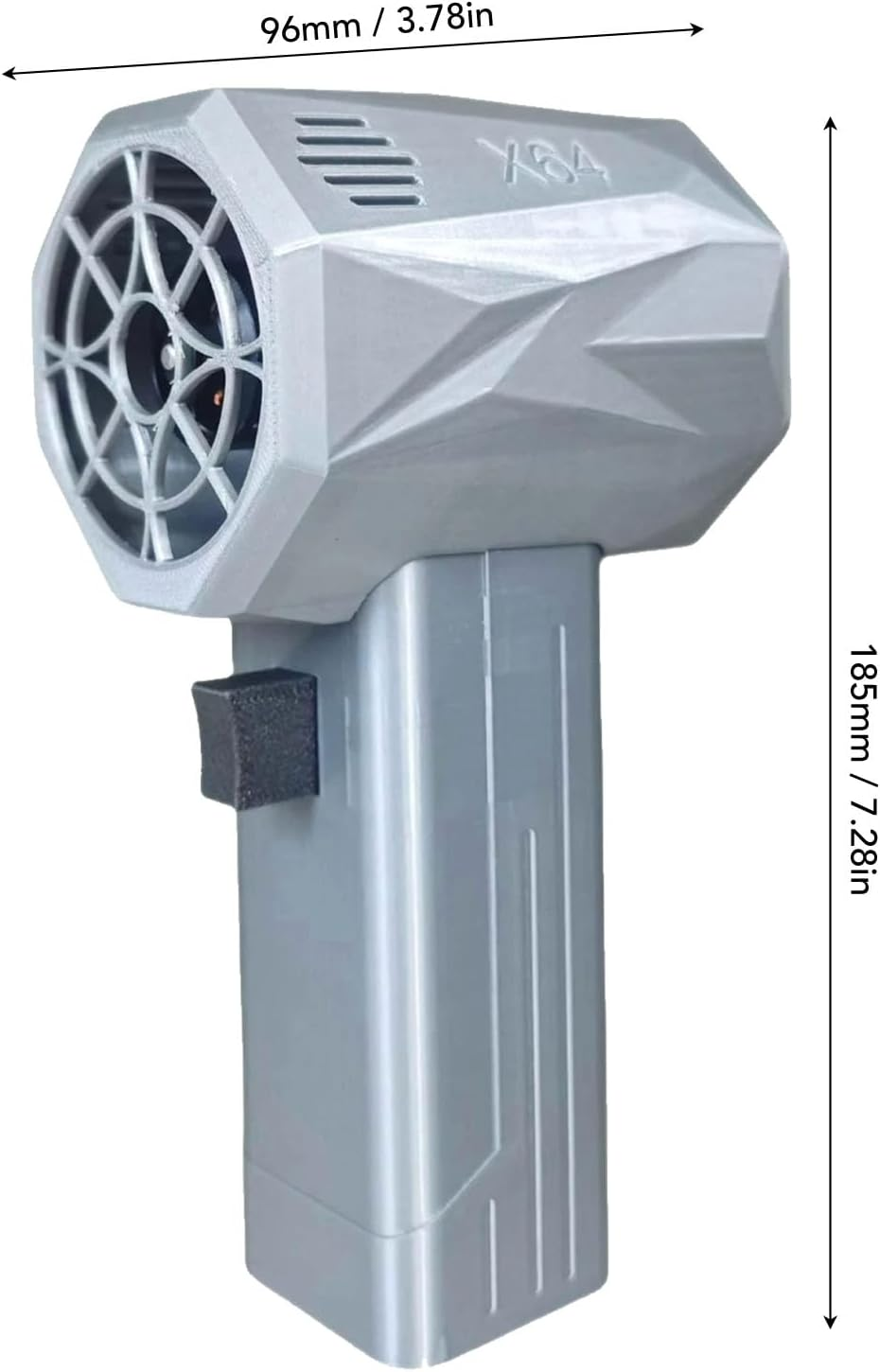 X64 Violent Turbo Fan, 650W 64Mm Car Dryer, 4000Mah Portable Cordless Leaf Blower, Instantaneous Thrust 1.4 Kg/S for Drying image number 5