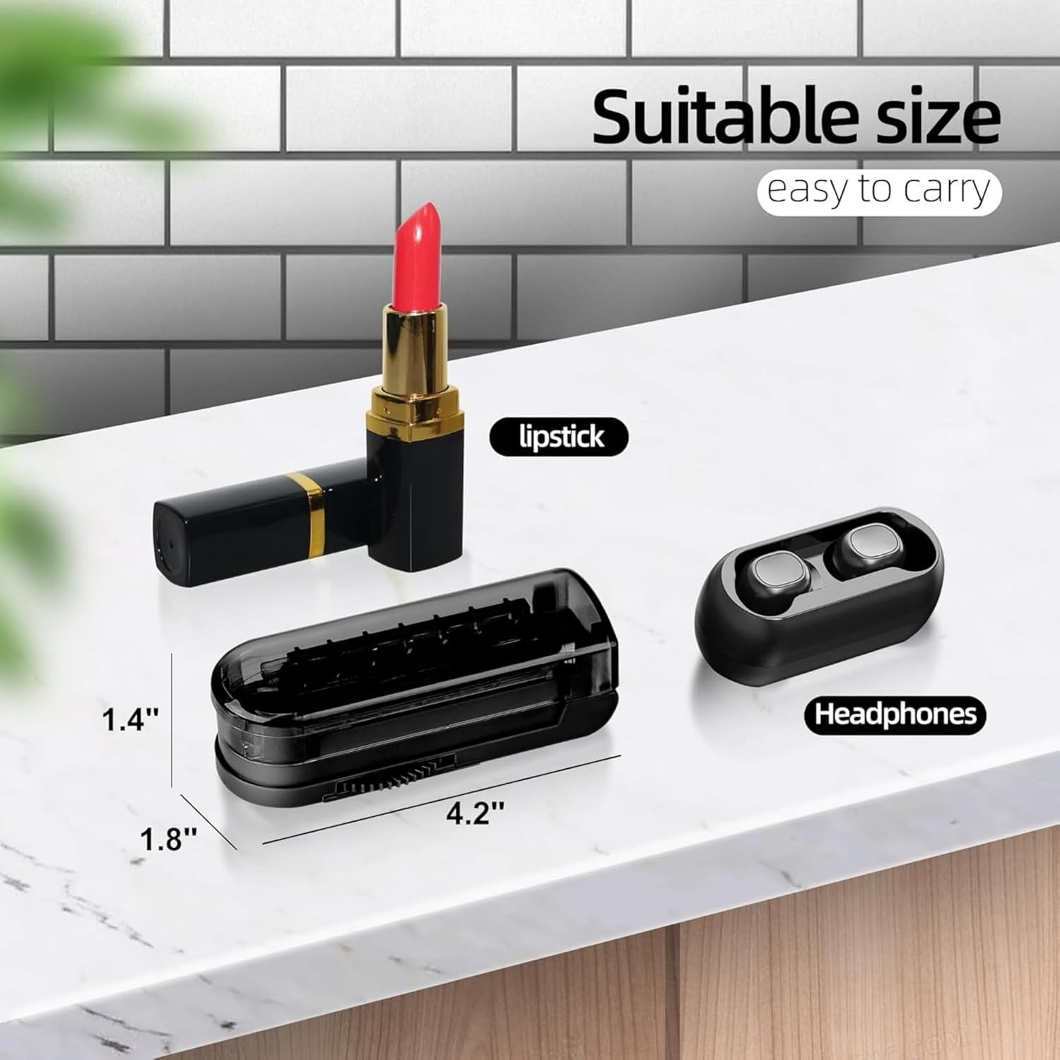 Tiny Pill Splitter Cutter - Adjustable Multi-Tool for Small & Large Pills, Tablets, Medicine. Portable Crusher with Steel Blade, Quarter Slicer for Precise Dose Professional Pill Splitters image number 5