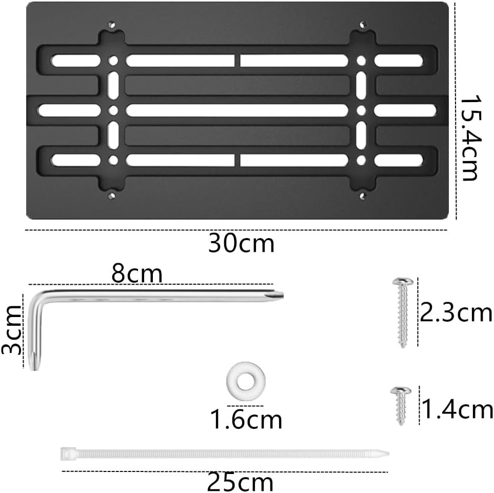 Black License Plate Bracket Holder,Number Plate Holder,Car Number Plate Holder,Front License Plate Bracket with 6 Screws and Wrench Kit,Easy Mount,Frame Tag Universal for Car Truck Van SUV image number 2