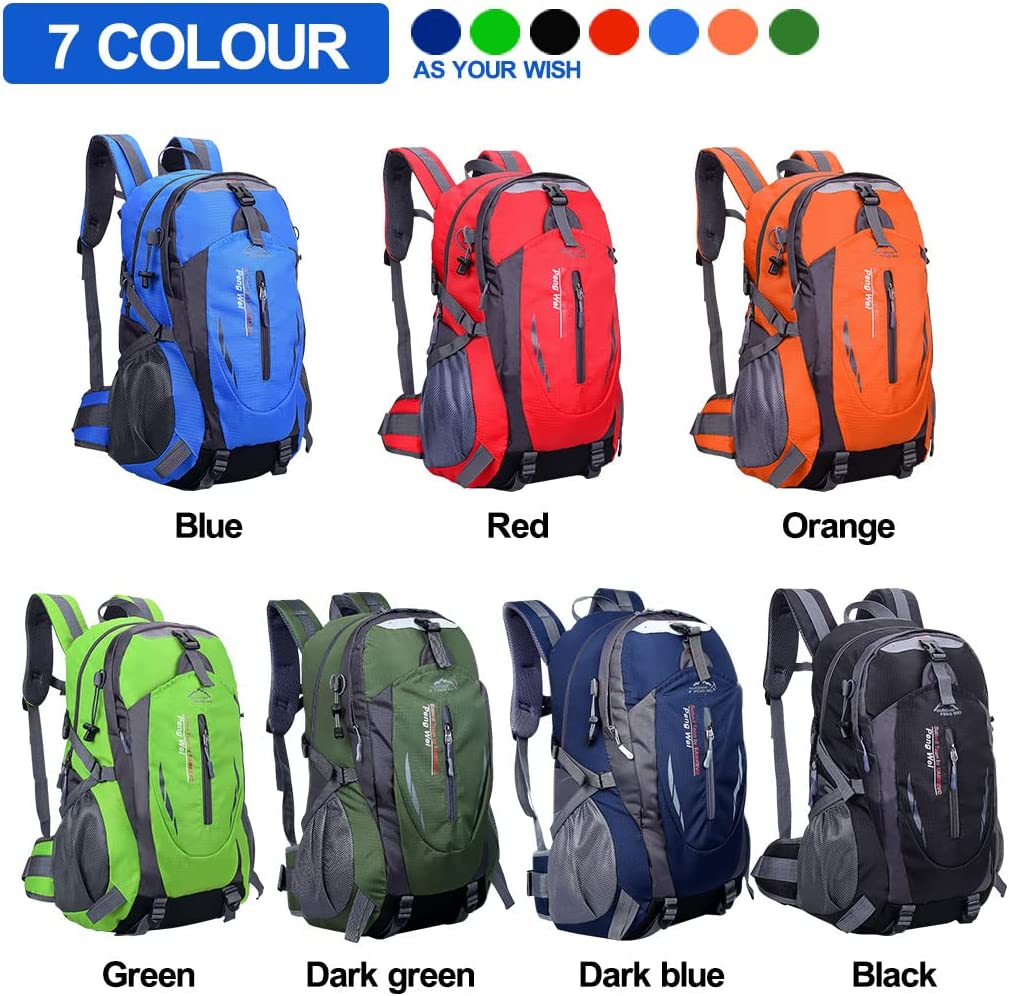 Hiking Backpack 40L Large Waterproof Hiking Camping Bag Travel Backpack Outdoor Luggage Rucksack image number 2