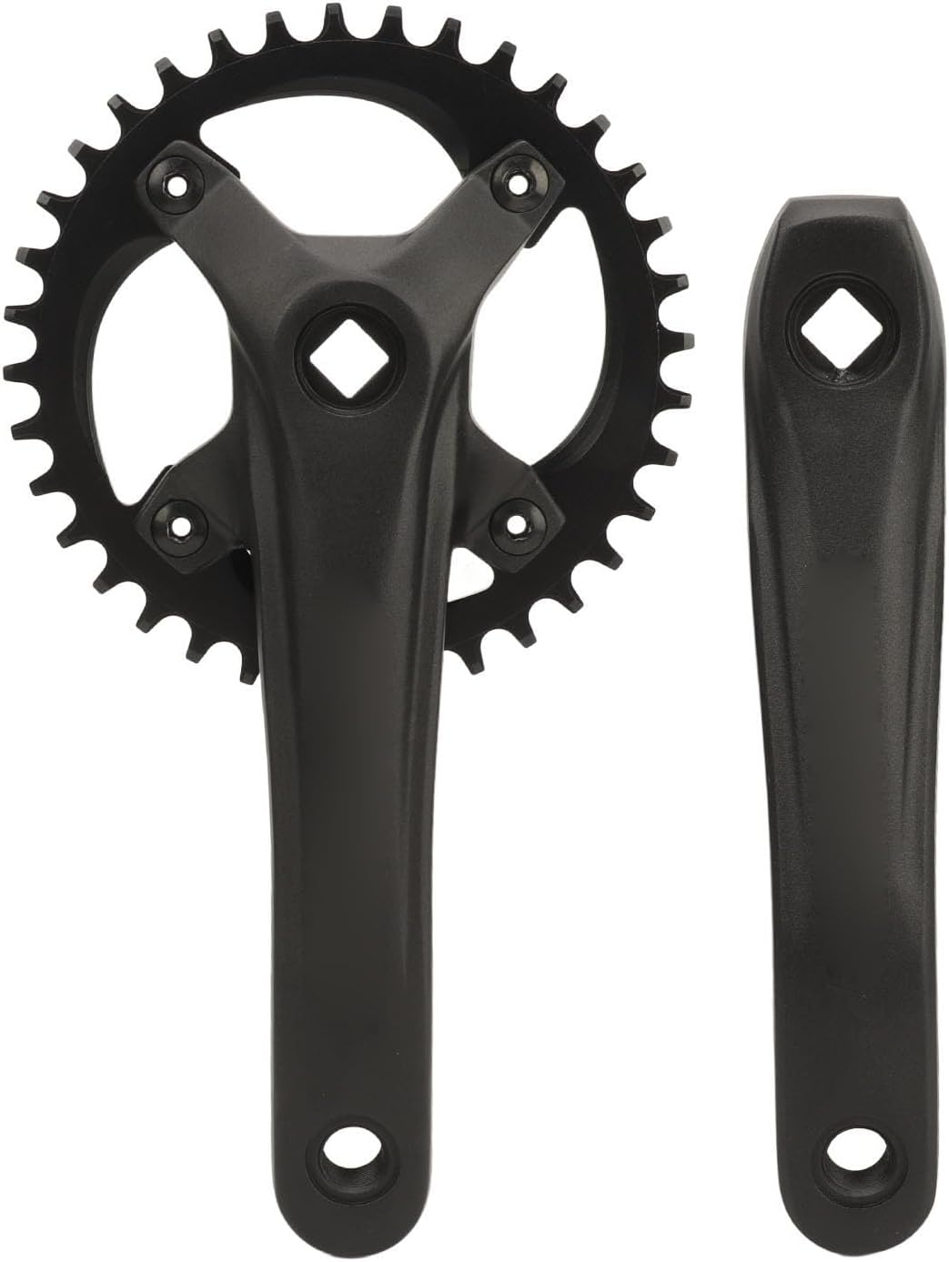 104 BCD Crankset, 36T 104 BCD Mountain Bike Single Speed ​​Crankset for Outdoor Riding image number 2