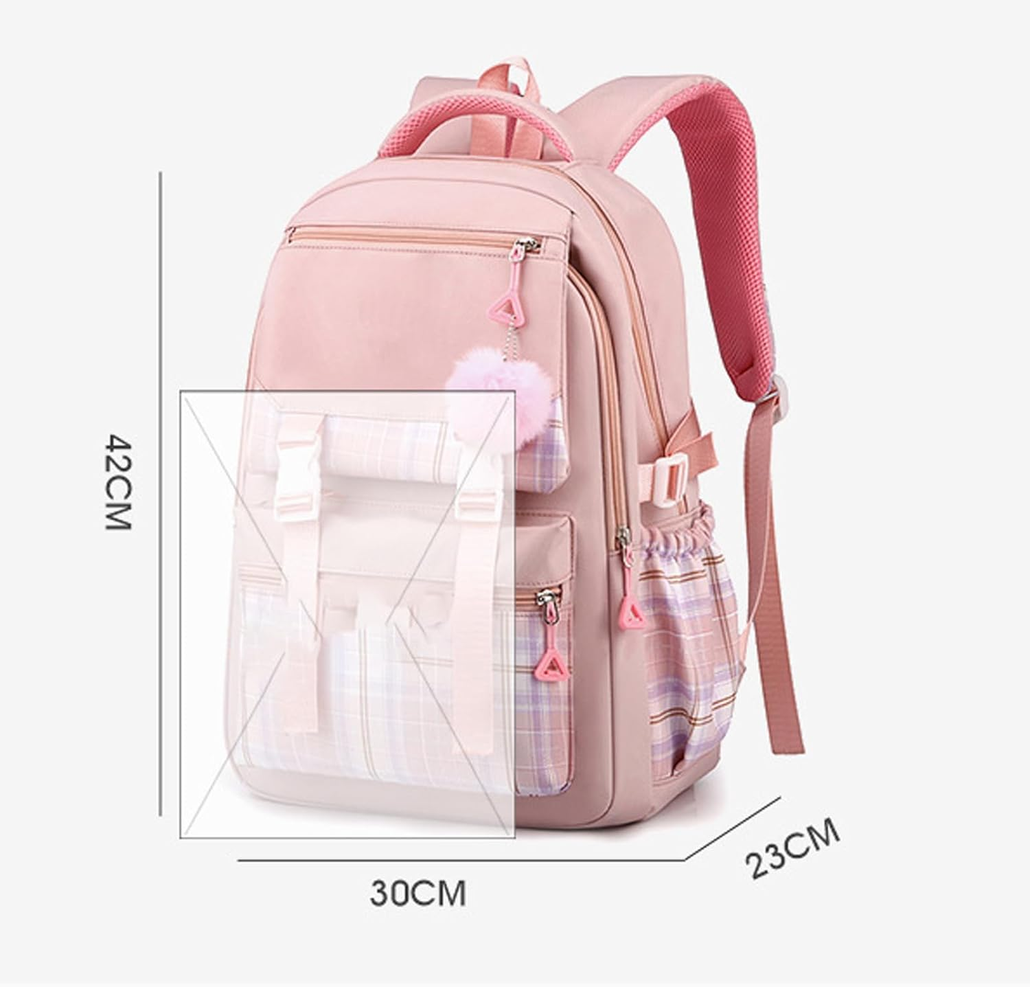Backpack for Schoolgirls Stitch Backpack for Girls Multi Pocket Backpack Cute Backpacks for Teen Girls School Bags for Teenage Girls School Bags image number 6