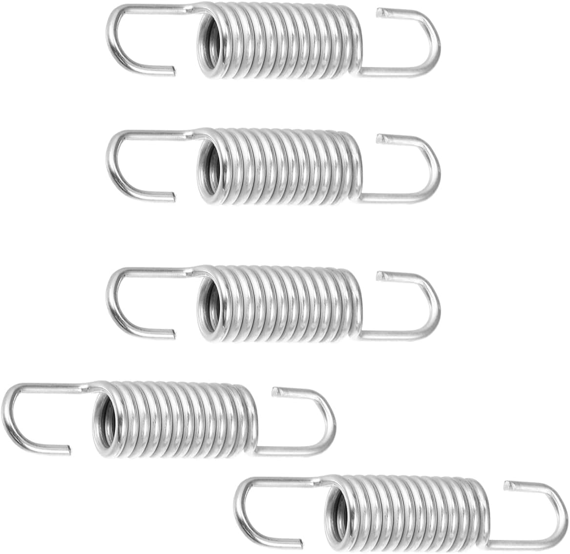 Yehveh 5 Pack Motorcycle Brake Pedal Return Spring 60Mm 2.36'' Rear Lever Clutch Mechanism Tension Springs Replacement for GS125 ATV Suzuki KFX Yamaha Blaster Reclining Chair Recliner Sofa Bed Repair image number 3