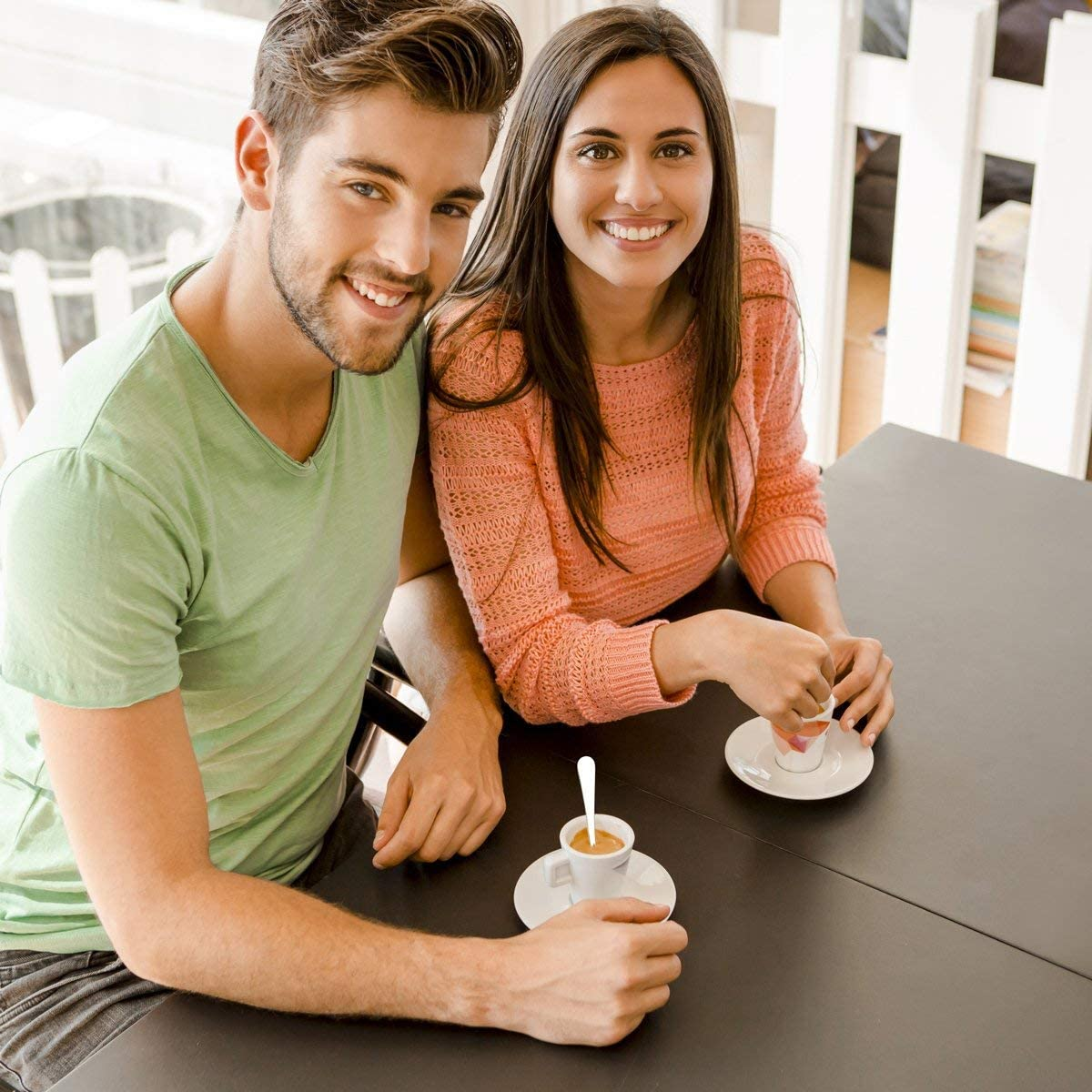 12-Piece Demitasse Espresso Spoons, 4-Inch Premium Quality Stainless Steel Mini Tiny Coffee Teaspoon Small Tea Spoon for Daily Use image number 2