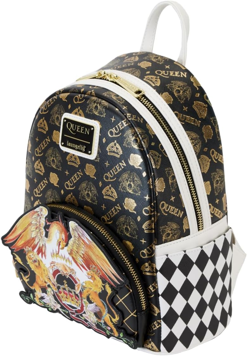 Loungefly Queen Logo Crest Mini Backpack, Multicolor image number 1
