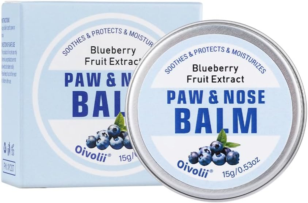 Natural Blueberry Paw & Nose Balm for Dogs and Cats, 15G, Moisturizing Pet Care Balm image number 5