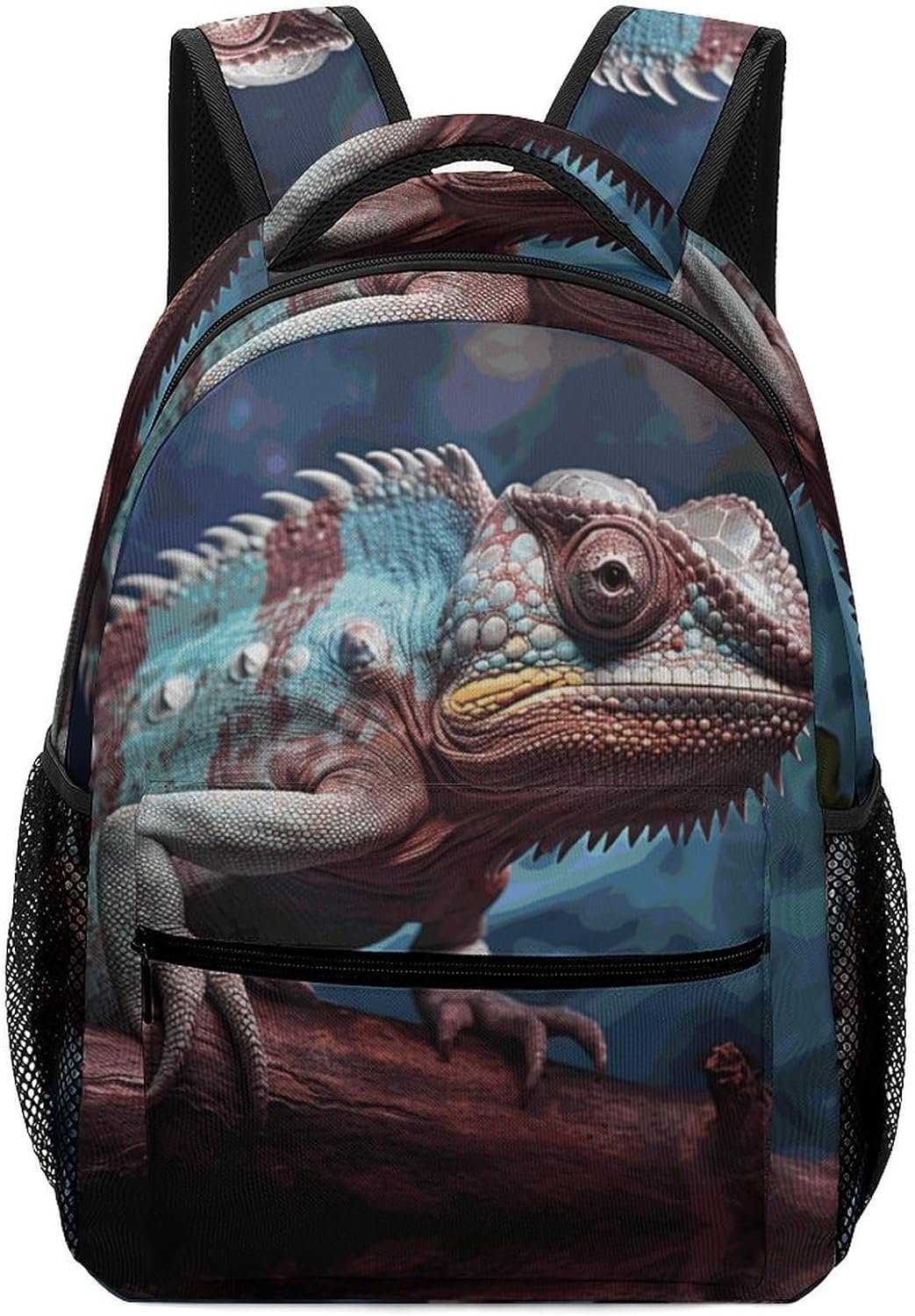 Dwrepo Backpack Wild Animals Laptop Backpack with Adjustable Shoulder Straps Casual Daypack for Men Women, White, One Size, Travel Backpacks image number 1