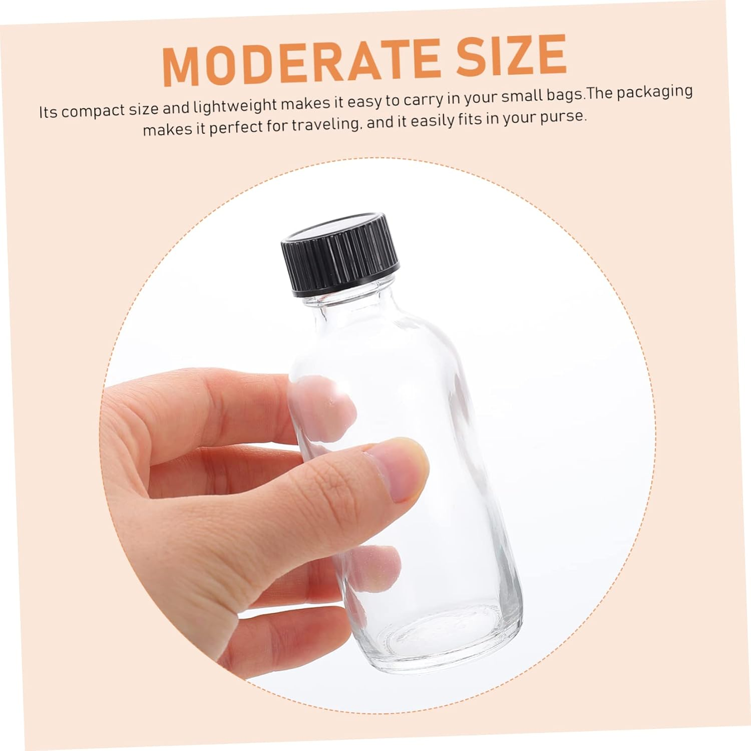 STOBAZA 15Pcs Essential Oil Vials Glass Bottles Perfume Bottle for Travel Multipurpose Small for Makeup image number 1