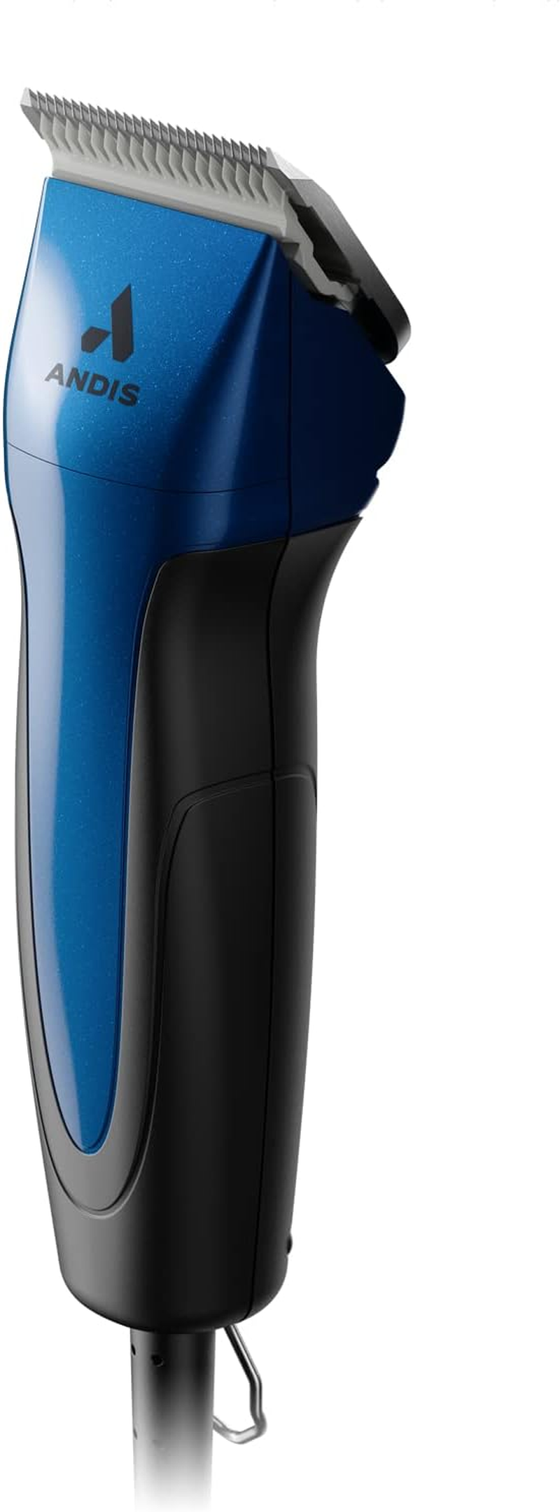 Andis Excel Pro-Animal 5-Speed Detachable Blade Clipper Kit - Professional Animal/Dog Grooming, SMC, Blue, 68520