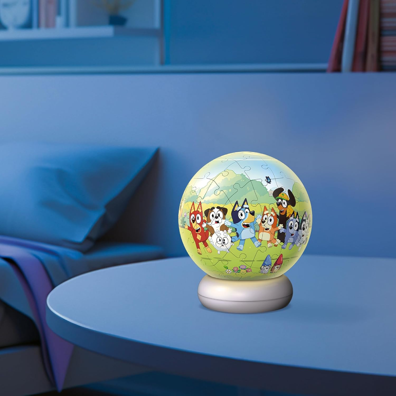 3D Puzzle-Ball Nachtlicht Bluey: Erleben Sie Puzzeln in Der 3. Dimension! image number 5