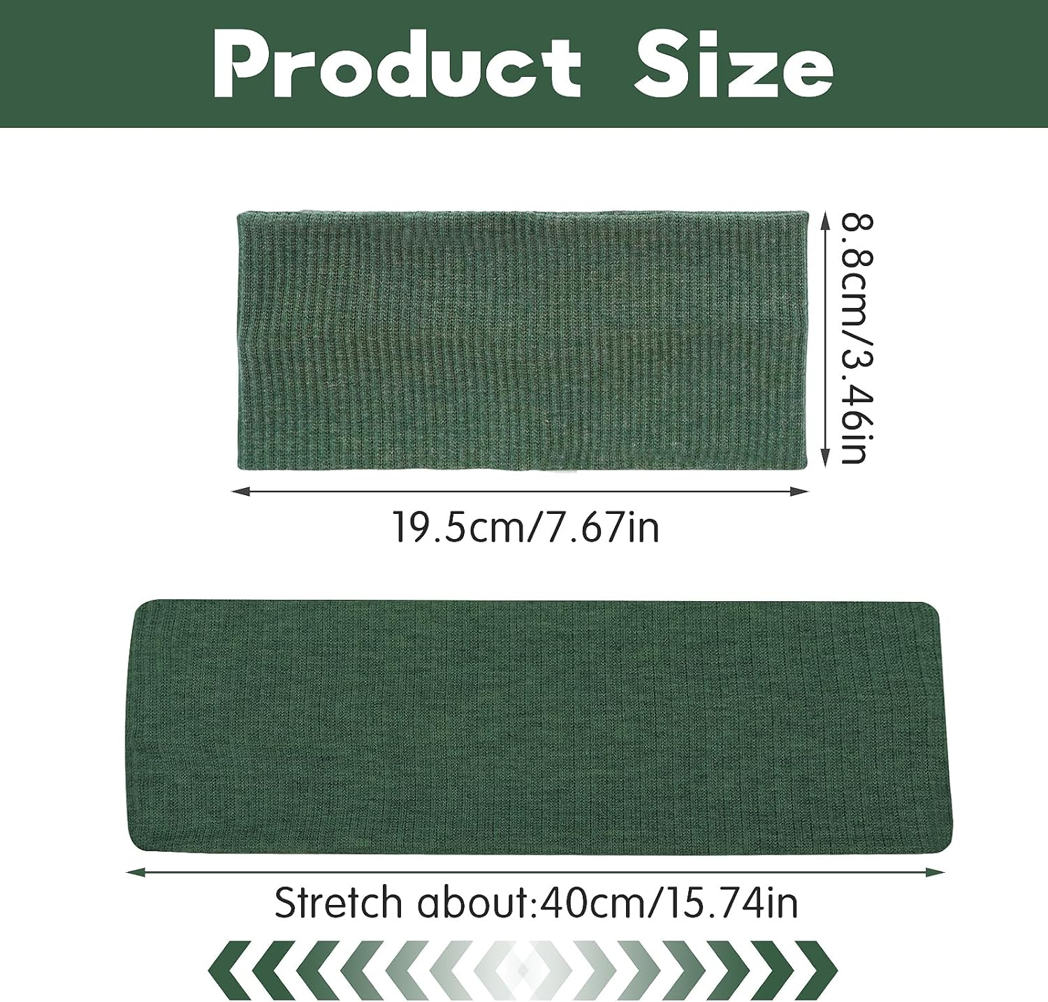 Pack of 6 Women'S Headbands, Elastic Wide Hair Bands, Headband, Sports, Sweat Hair Bands, Non-Slip, Fashionable, Wide Elastic, Soft Hair Band image number 4