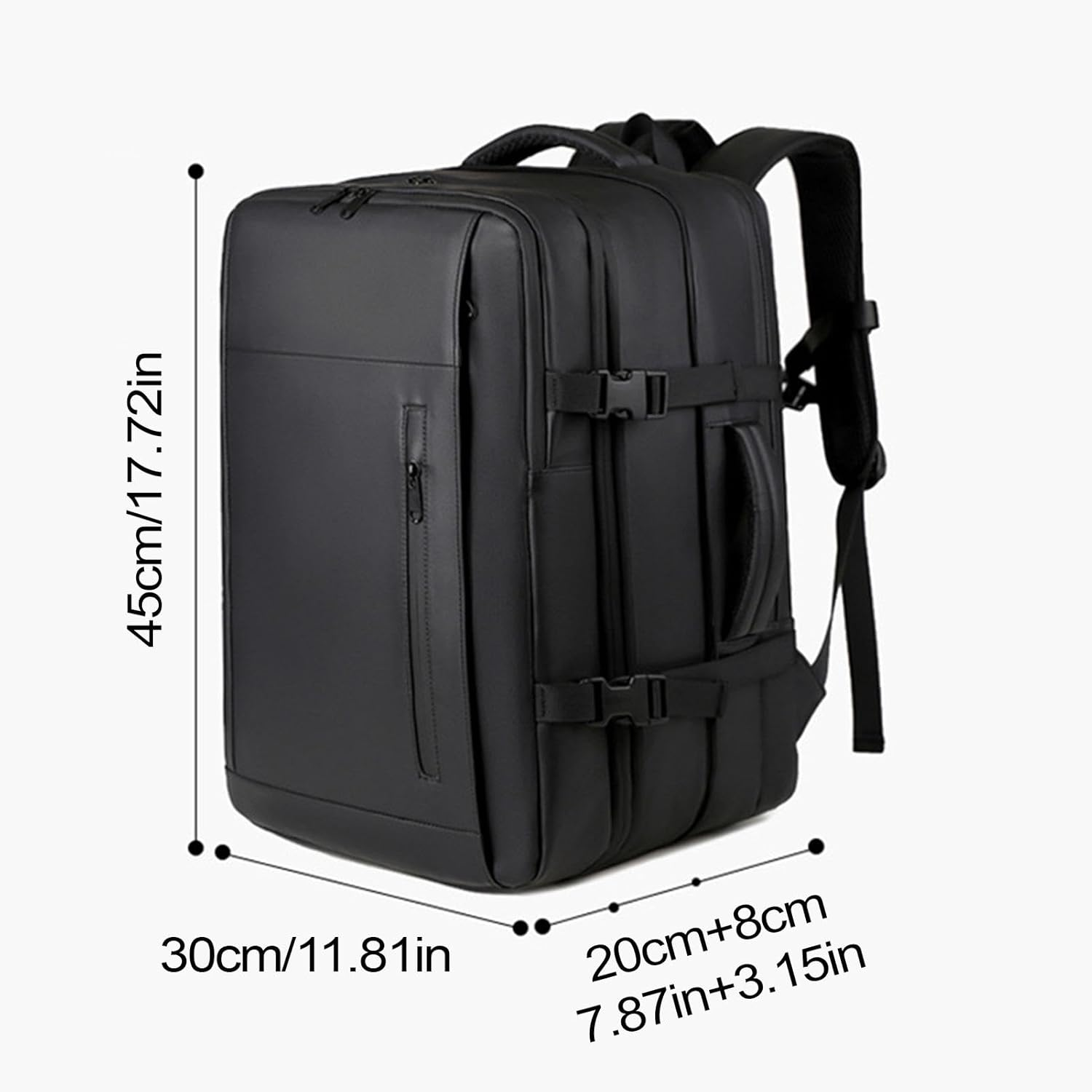 Gupcaqosjw Travel Vacuum Backpack,Anti-Theft Sealed Backpack | Waterproof Compression Daypack with Lock, Business Vacuum Backpack for Travel image number 2