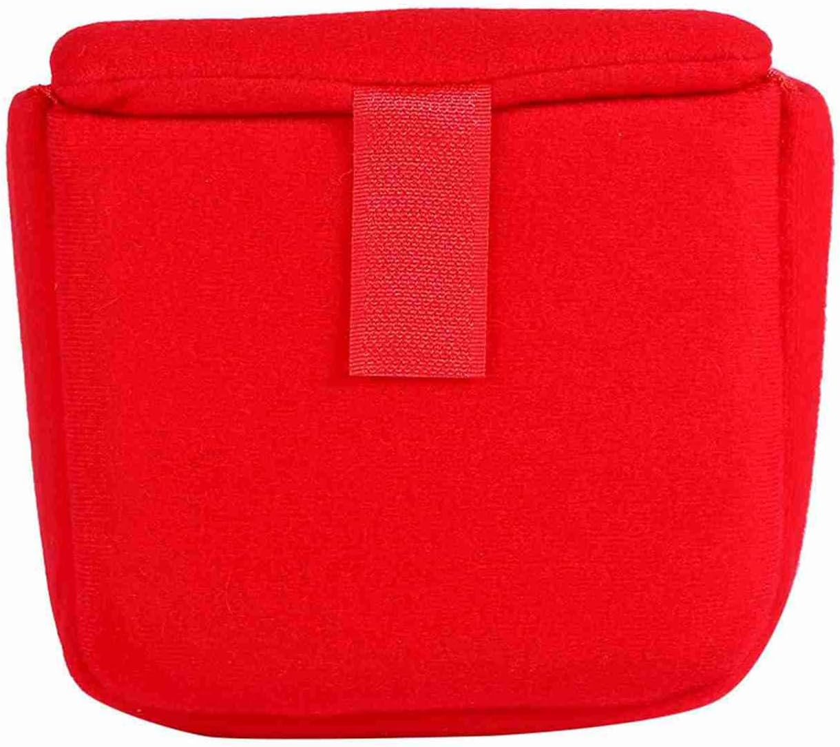 Camera Bag Insert with Velvet Interior, Removable Dividers, Shock Protecte, Hooks Loop Closure (Black)