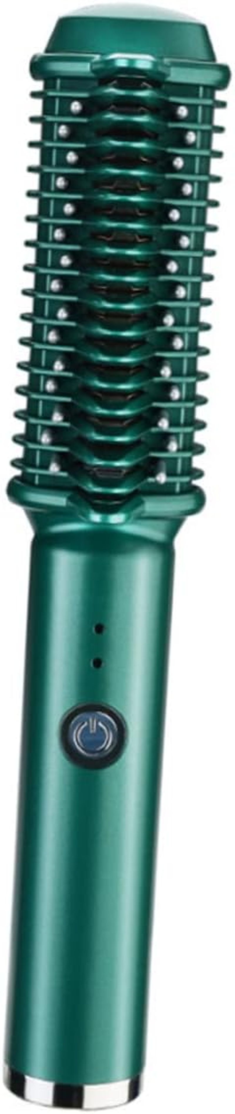 Healeved Portable Usb Hair Straightener Hair Curling Rod Scald Comb Styling Tool Hairdressing Tool for Frizz image number 1