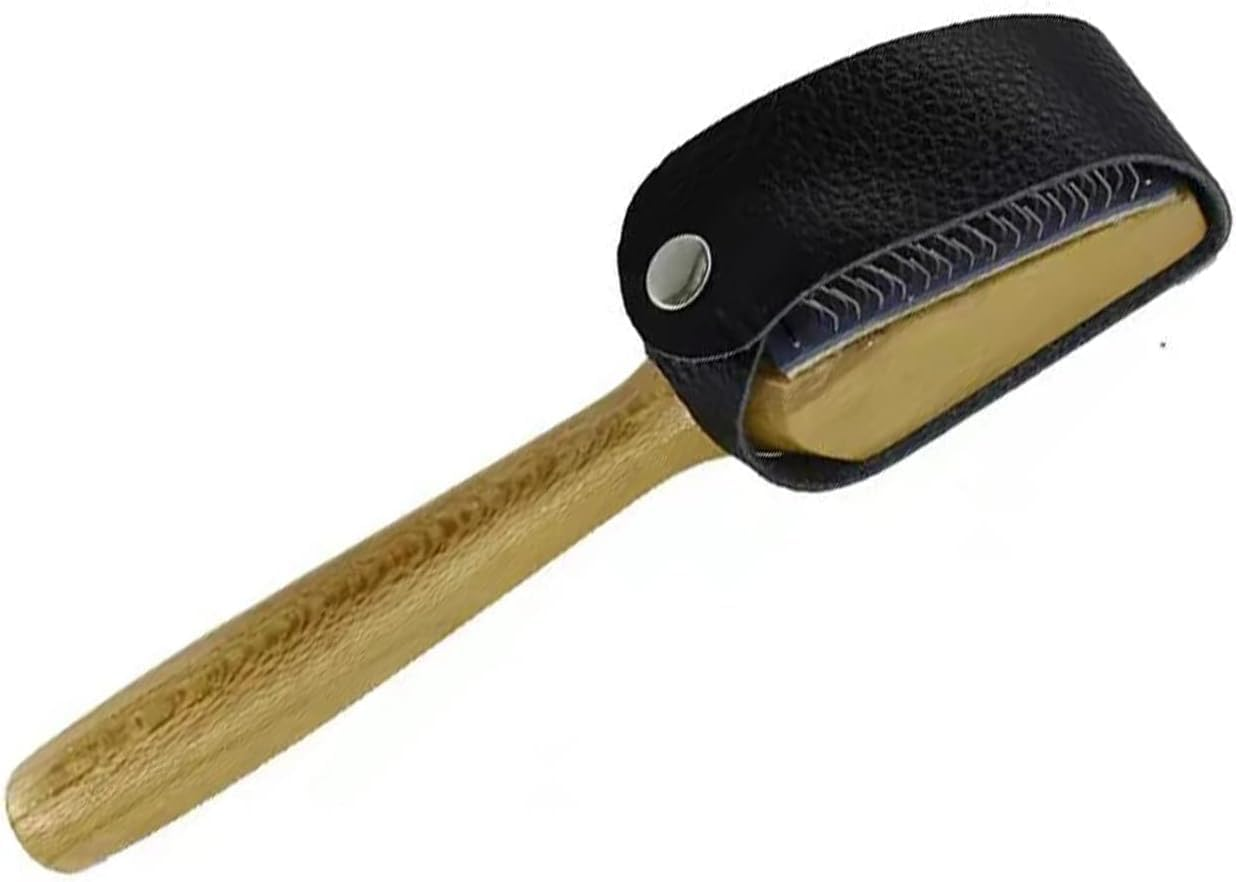 Dance Shoes Brush Wooden Shoes Cleaner Brush Practical Suede Sole Wire Brush for Cleaning Dance Shoes image number 2