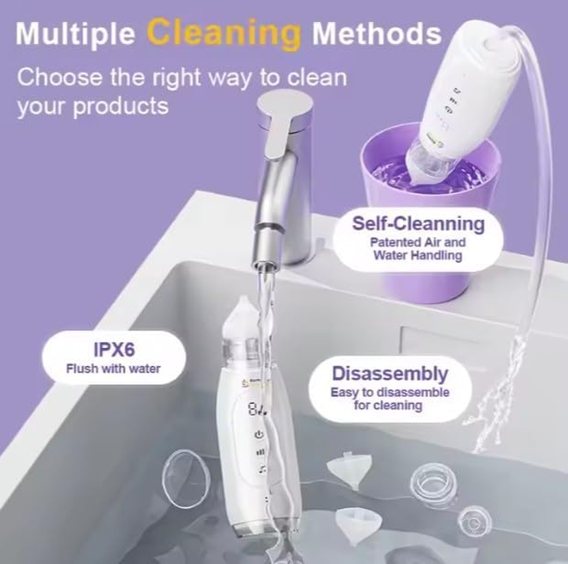 Electric Nasal Aspirator for Infants and Toddlers, Nose Cleaner, Mucous/Snot/Booger Sucker image number 3