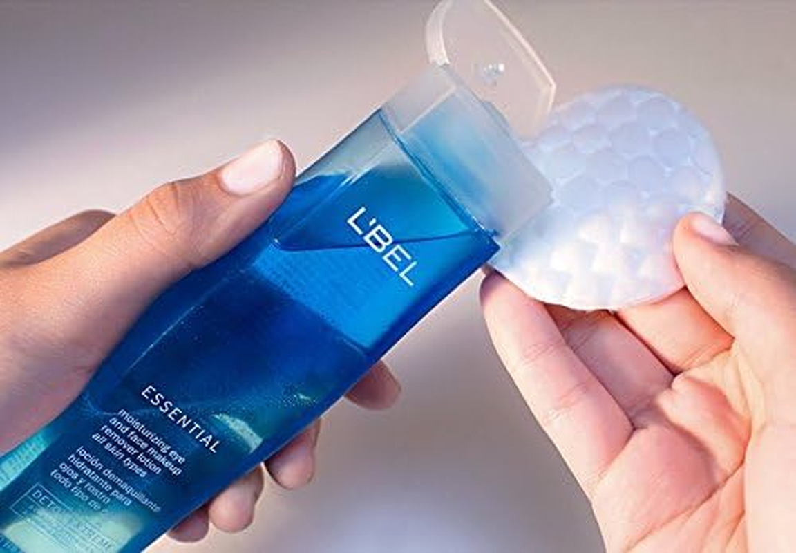 L'Bel Essential Moisturizing Eye and Face Makeup Remover Lotion for All Skin Types image number 4