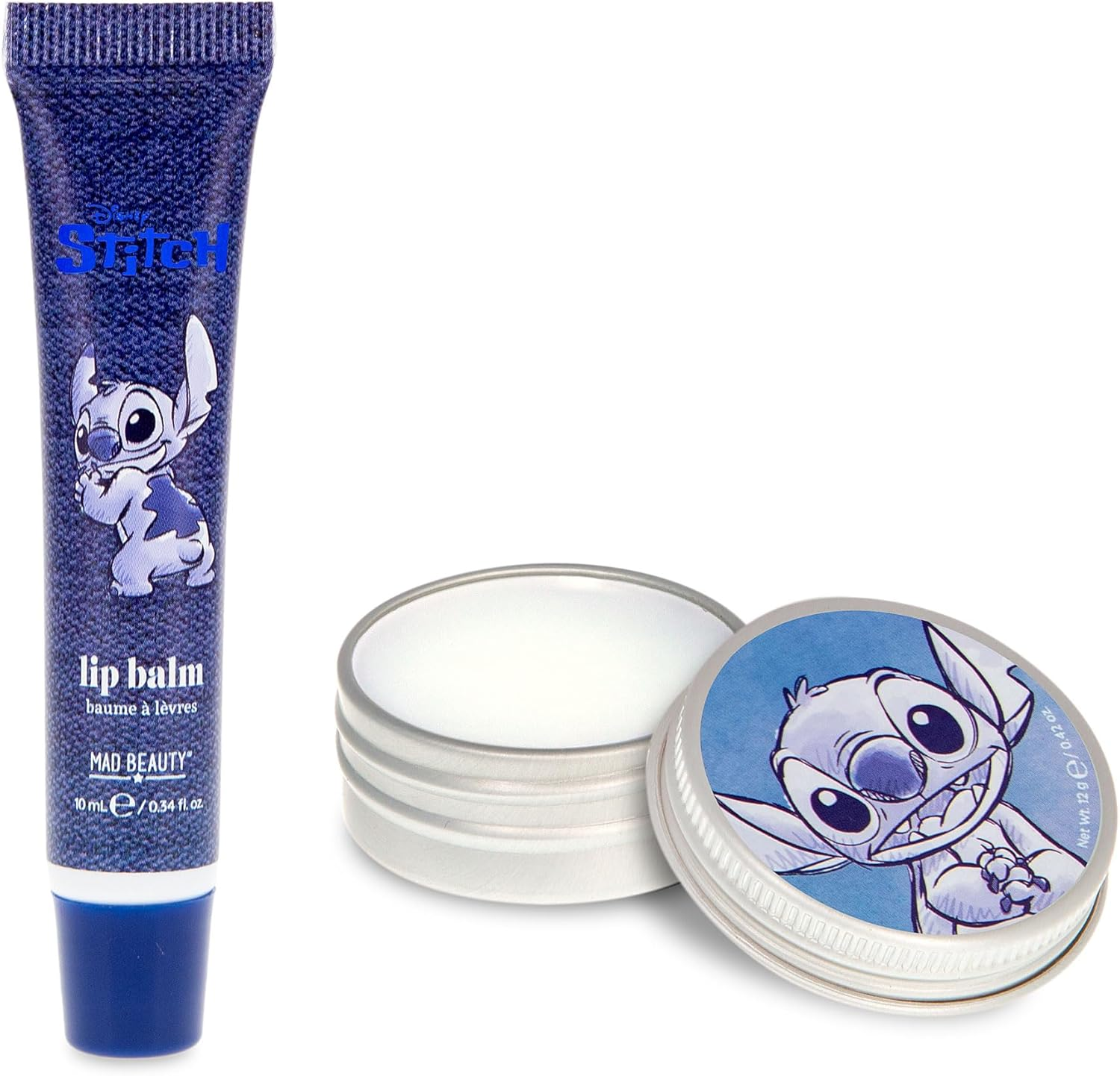 Disney Stitch Denim Lip Balm Duo Set image number 1