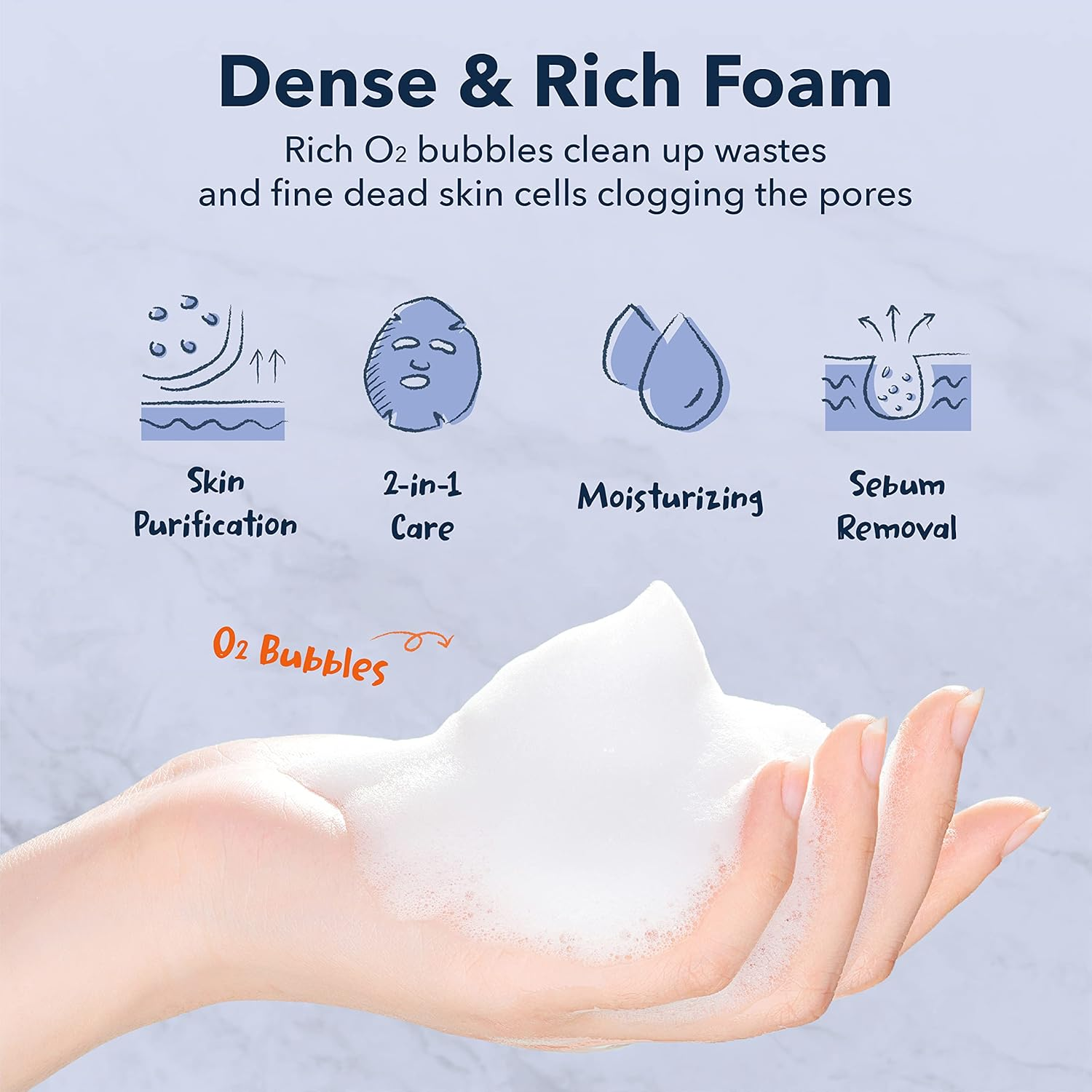 Purederm Deep Purifying Pink O2 Bubble Mask Peach (5 Pack) &ndash; Bubble Face Sheet Mask for Purifying & Moisturizing image number 2