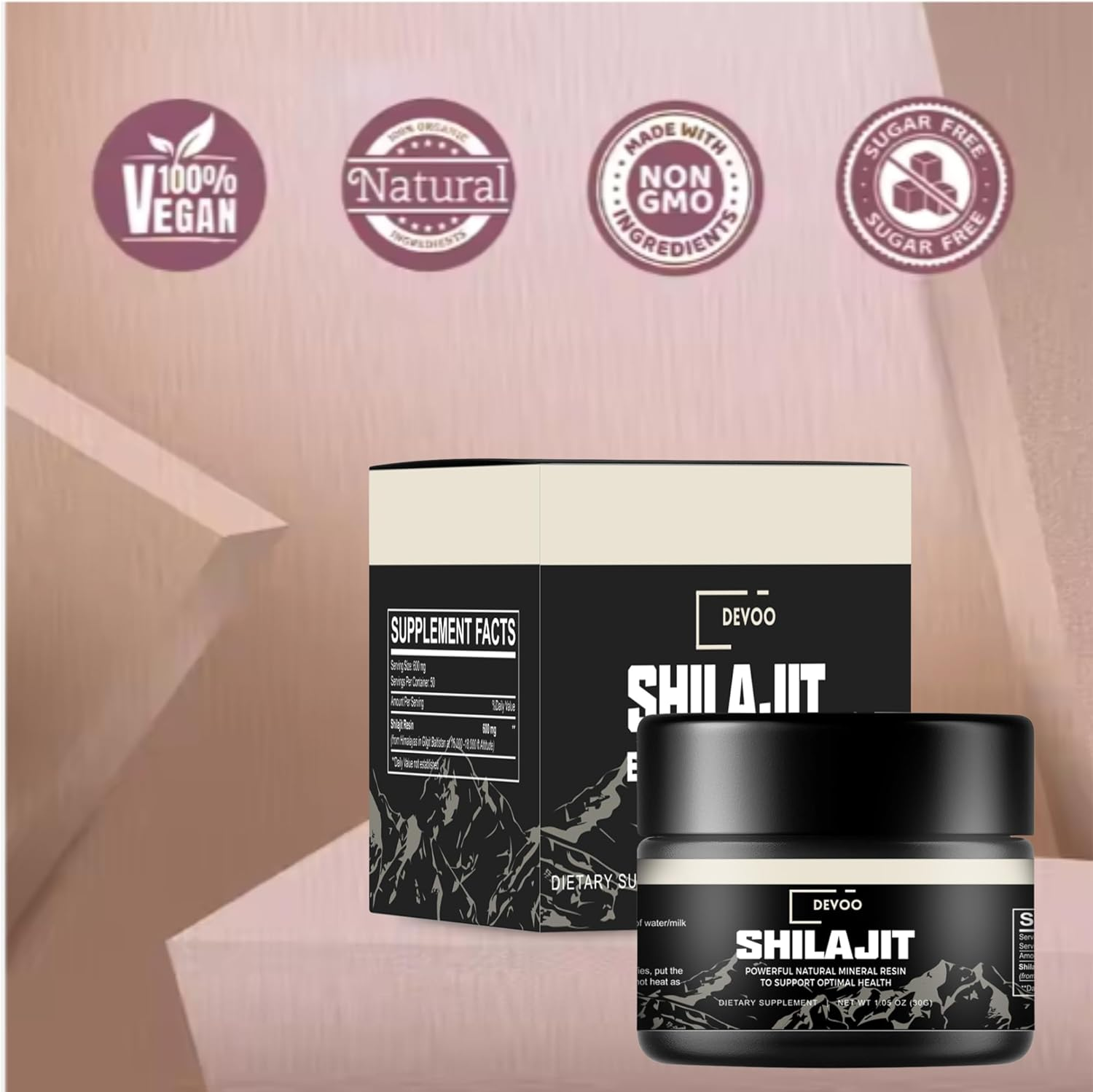 Pure Himalayan Organic Shilajit Resin 60Grams | High Potency Mineral Supplement with Fulvic Acid | 100 Servings for Energy Boost & Immune Support image number 5