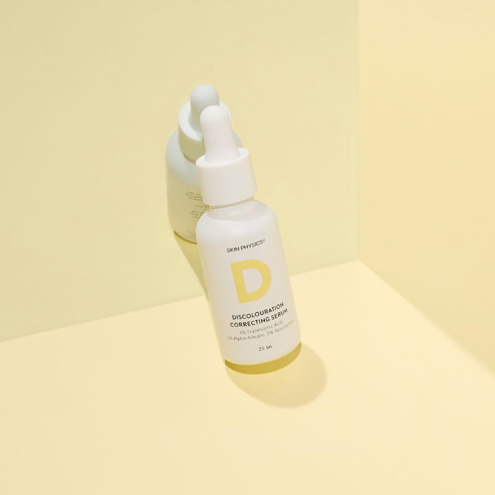 Skin Physics Discolouration Correcting Serum-Alpha-Arbutiu、Tranexamic Acid and Niacinamide Serum to Target Hyperpigmentation,Age Spots & Uneven Skin Tone-25Ml image number 6