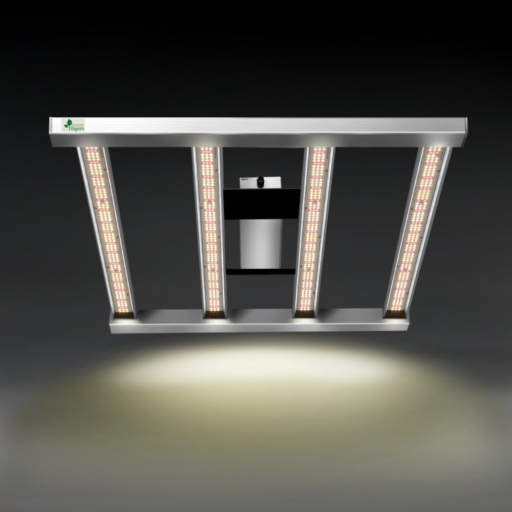 Green Fingers Led Grow Light 3000W Full Spectrum Indoor Plant Lights Vegetable Seeds Flower Growth UV Lamp Plants for Garden Greenhouse Grows Tent, with Smart App Control All Stage Silver image number 6