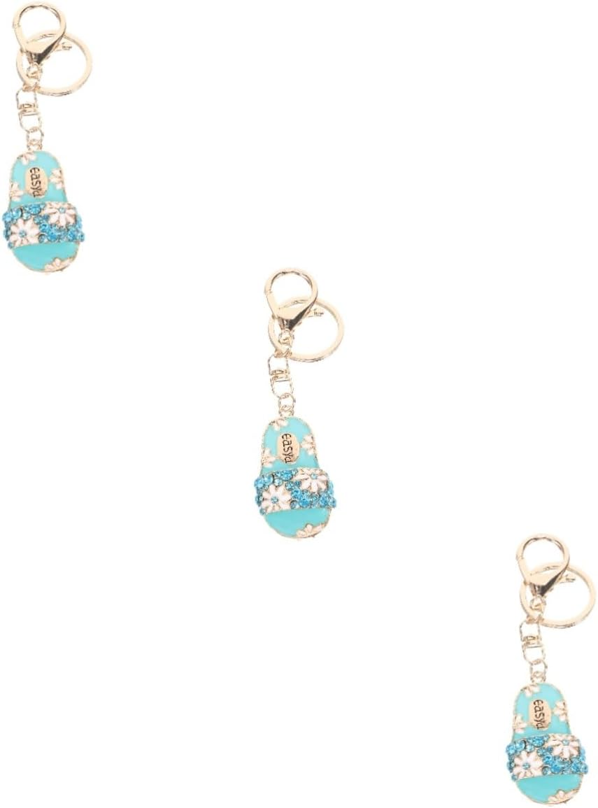 NOLITOY 3Pcs Hawaii Style Key Chain Pendant Keyring Charm Cute Decoration for Bag Hanging Reliable Portable Keychain Ornament image number 3