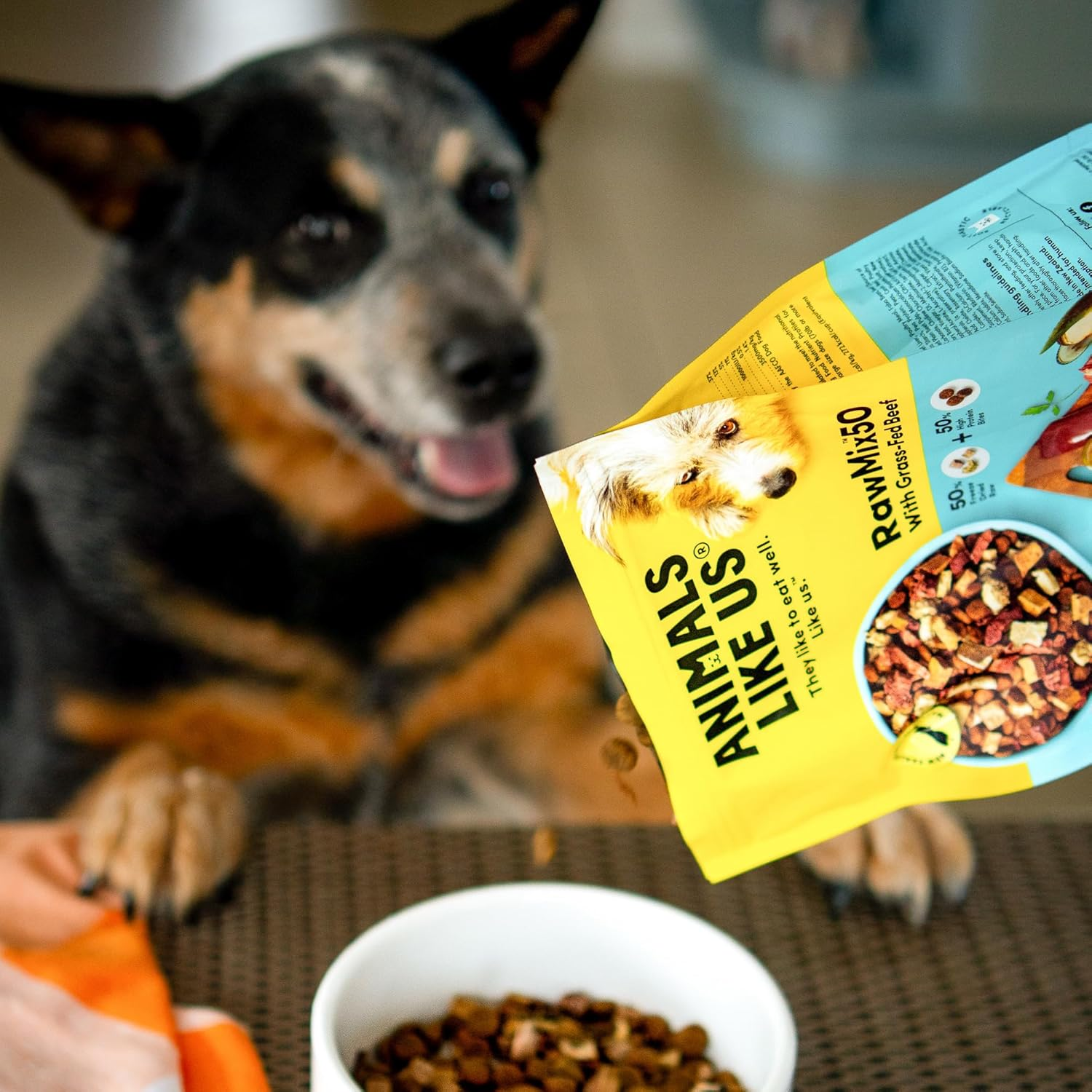 Rawmix50 Premium Freeze-Dried Raw Grass-Fed Beef Recipe Dog Food, Protein Rich, Includes Kibble, Non-Gmo, No Wheat or Corn, 1.8Kg image number 6