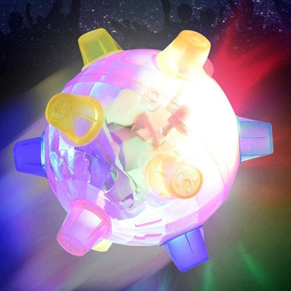 3Pcs Pet Dog Toy Interactive Jumping Activation Ball for Dogs Flashing Ball Outdoor Light Sounds Ball Jump Dog Automati Play image number 3