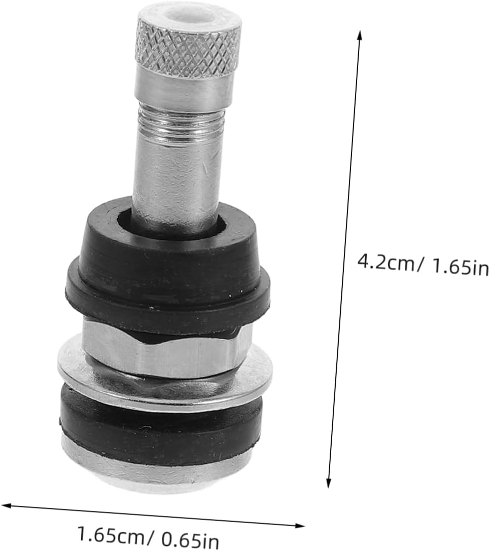 SEWOART 4Pcs Metal Valve Stem Replacement Kit Bike Tire Valve Stems Extender for Automotive Wheels image number 2