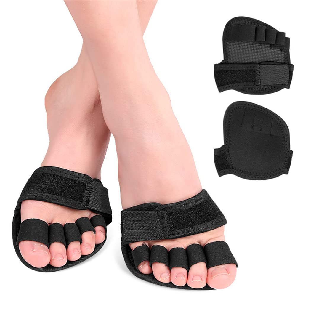 Toe Straightener Splint, Hammer Toe Cushions Pads Toe Alignment Loops, Metatarsal Pads Bunion Guard Separators, Toe Support Brace Wraps for Crooked, Hammer, Claw Toes, Hallux Valgus Blister Callus (L) image number 1
