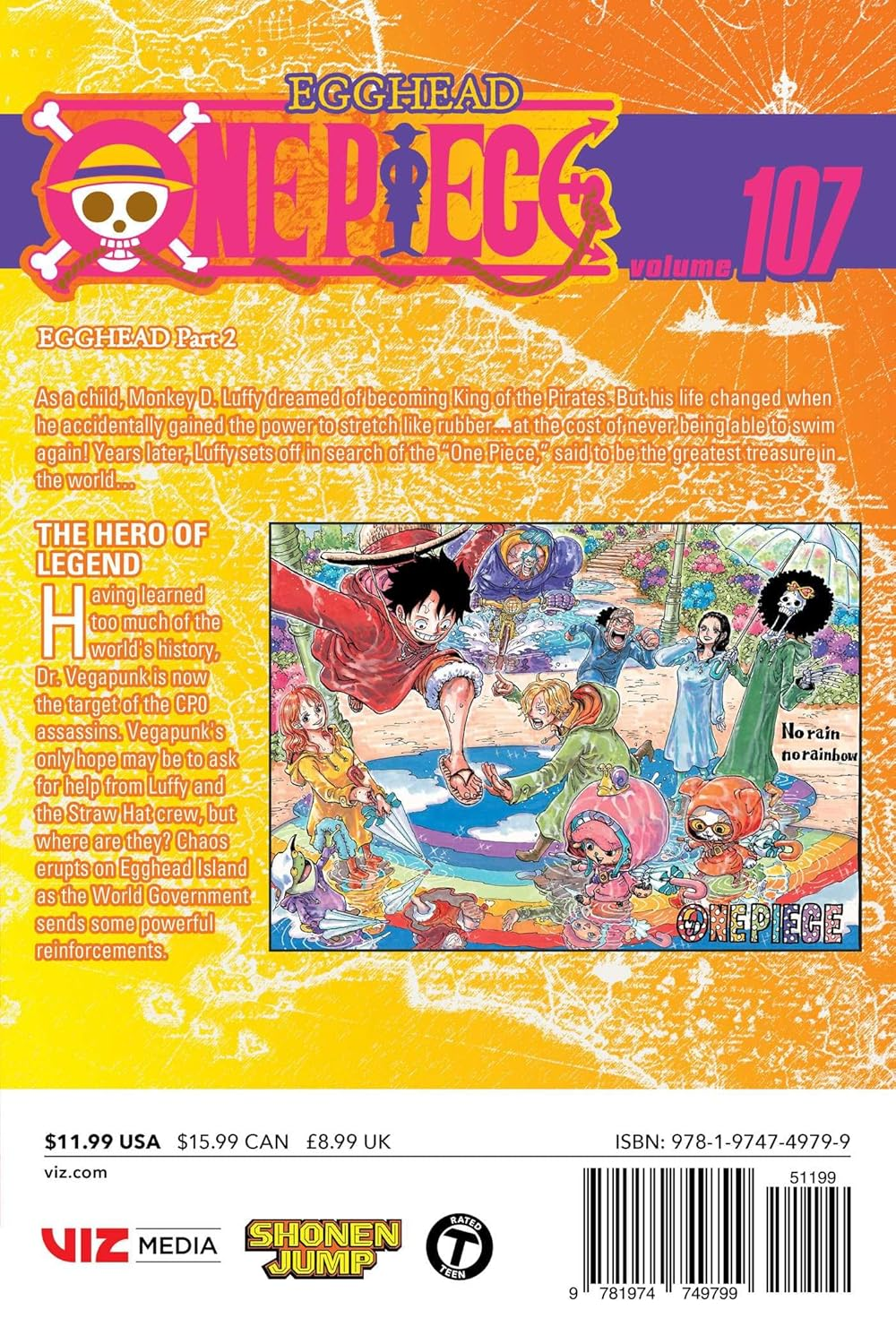 One Piece, Vol. 107 (Volume 107)