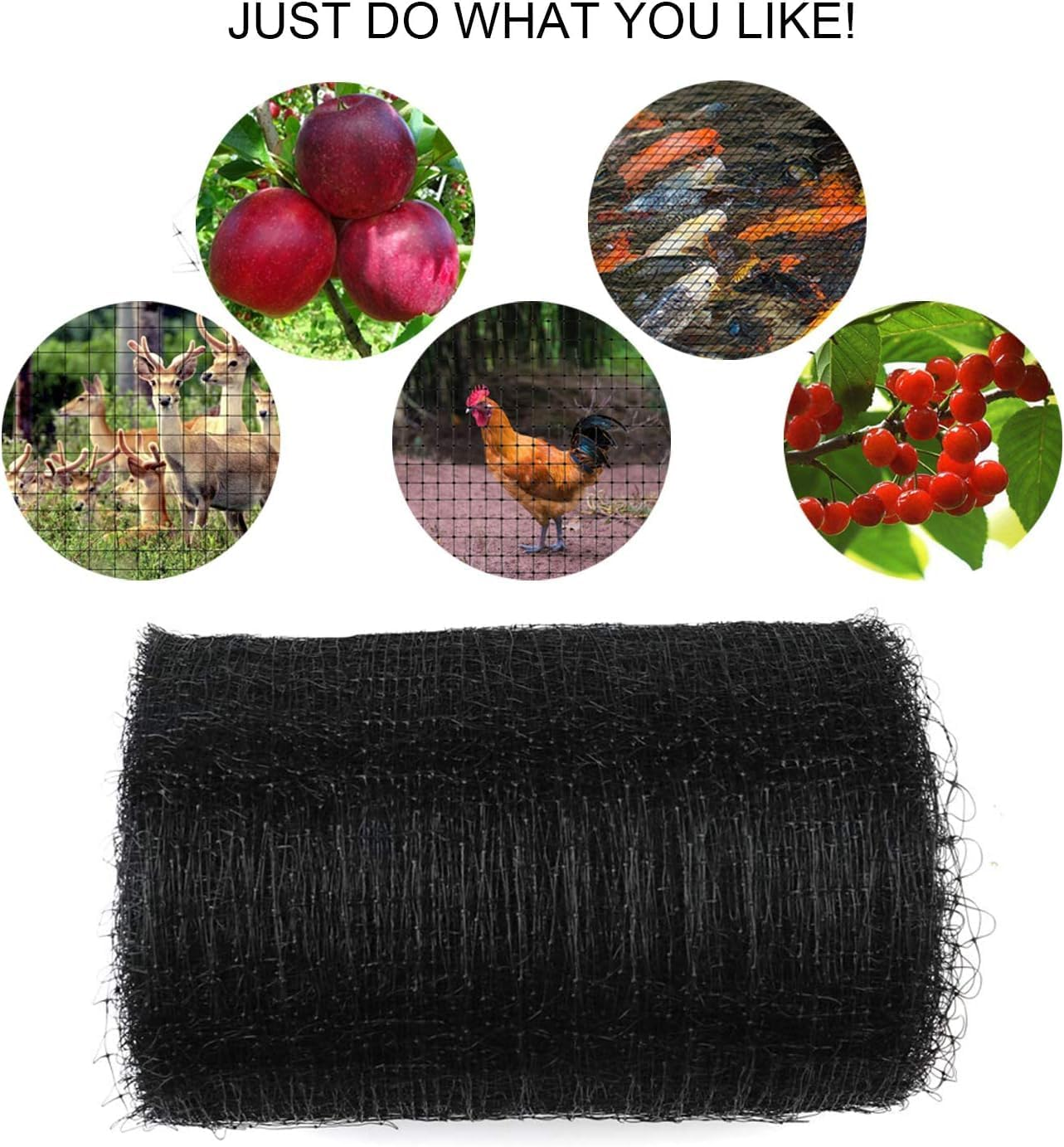 Deer Fence Netting, 7 X 100 Feet anti Bird Deer Protection Net Reusable Protective Garden Netting for Plants Fruit Trees Vegetables against Birds and Other Animals image number 1