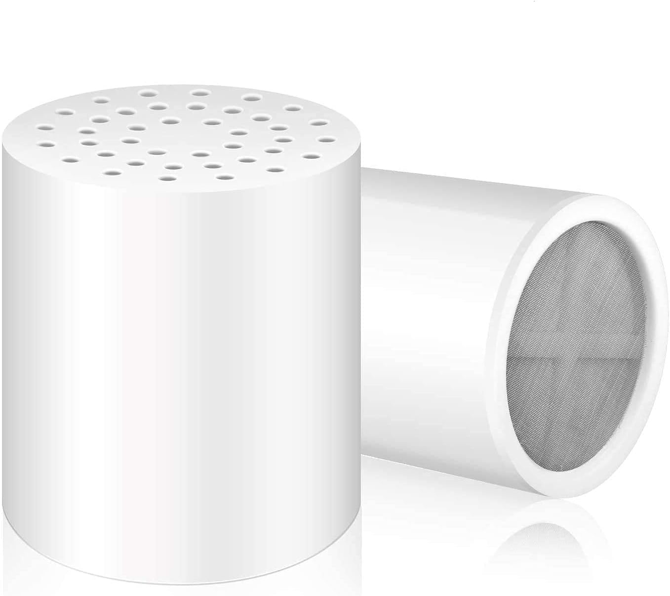 25 Stage Shower Filter with Vitamin C for Hard Water - High Output Shower Water Filter to Remove Chlorine and Fluoride - 2 Cartridges Included -Consistent Water Flow Showerhead Filter