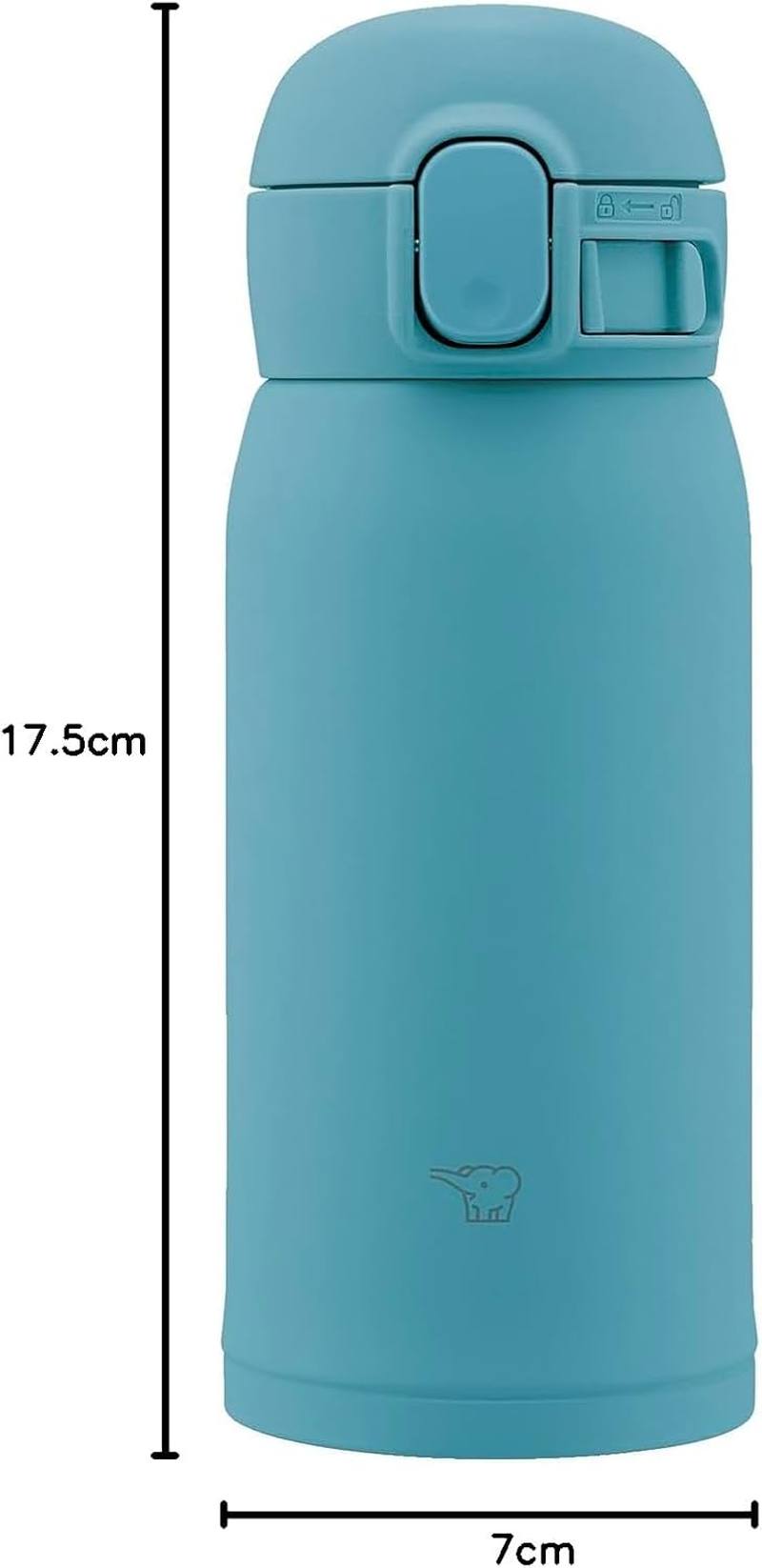 Zojirushi SM-WS36-GM Stainless Steel Mug, 12-Ounce, Aqua Green image number 1